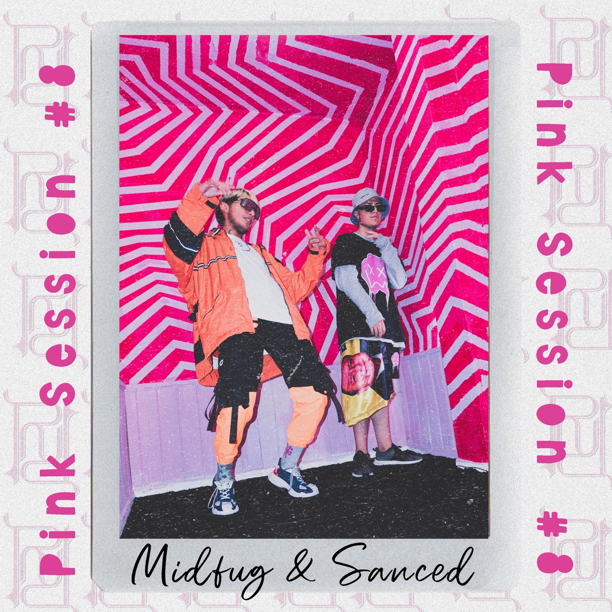 Midfug & Sanced  Pink Session #8 (with Diego Ayala León, Nicolás Viteri, Jordy Vizuete & Ronald Salas) - Single by Midfug, Sanced & Rosado Records album cover