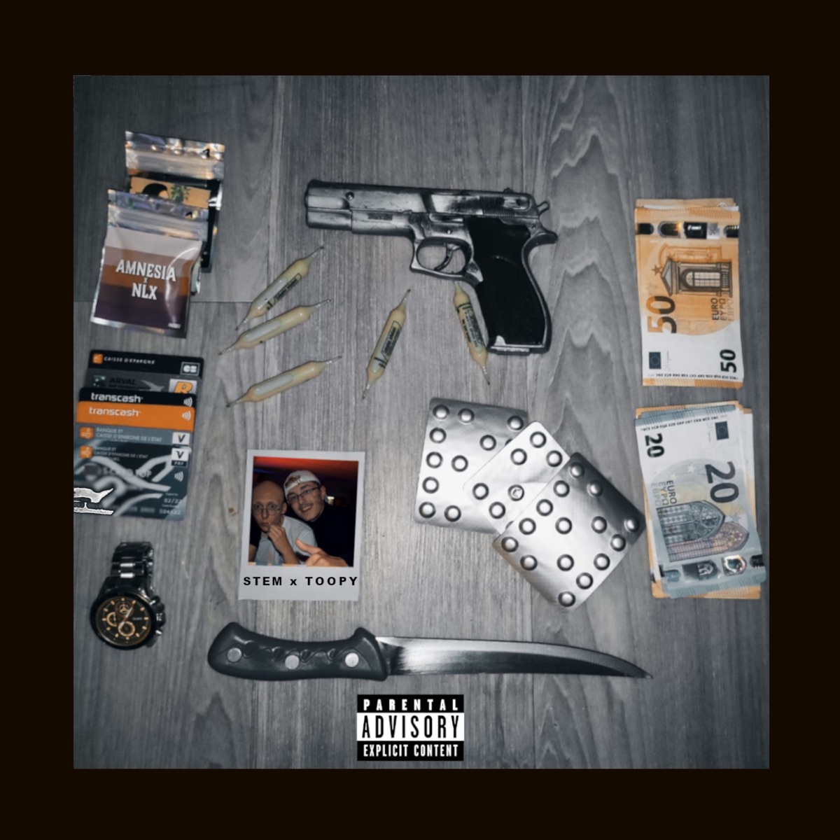Glock pour ma tempe (feat. Stem) - Single by Toopy album cover