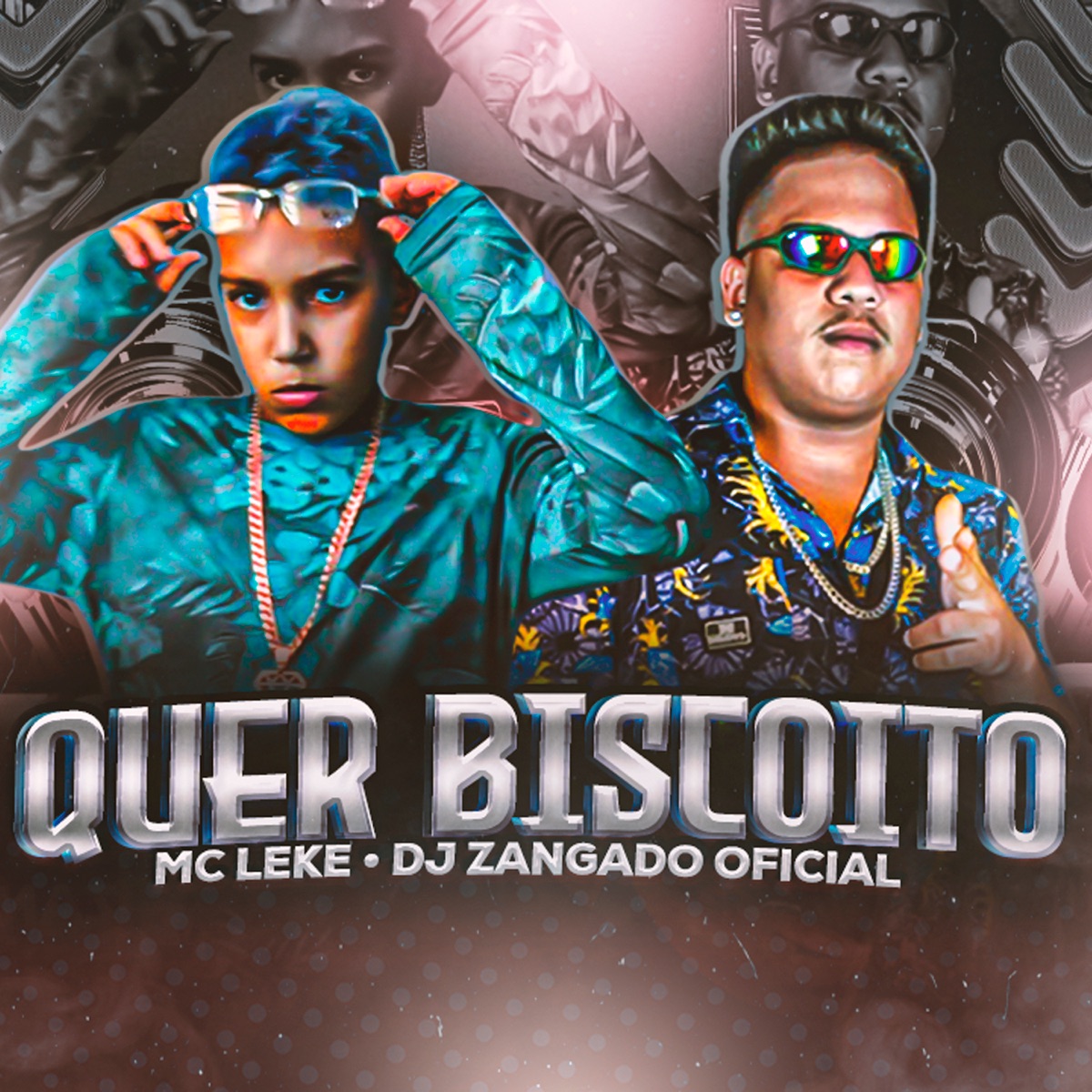 Quer Biscoito - Single by DJ ZANGADO OFICIAL & MC Leke album cover
