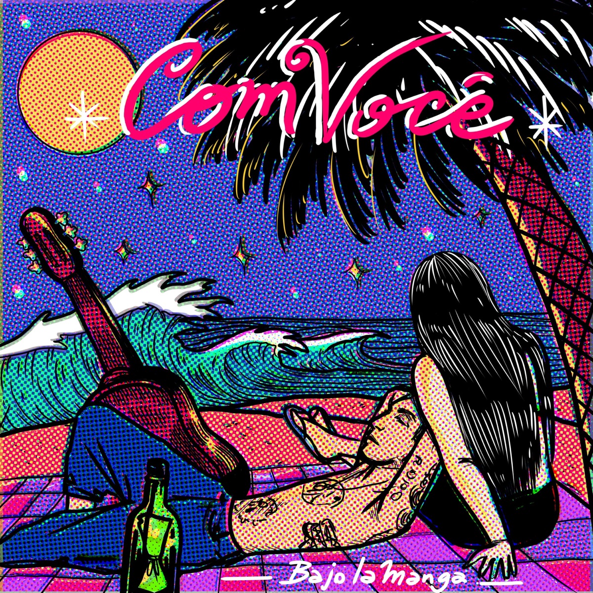 Com Você - Single by Bajolamanga album cover