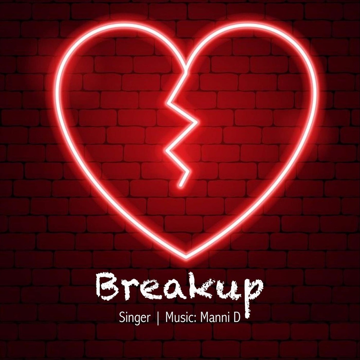 Breakup - Single by Manni D album cover