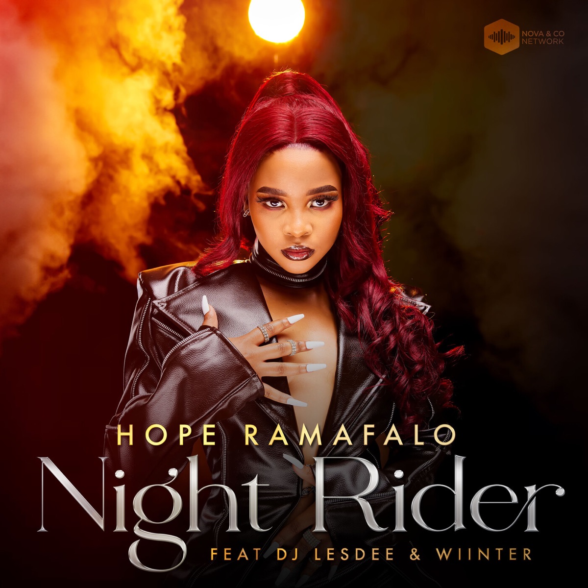 Night Rider (feat. Dj LesDee & Wiinter) - Single by Hope Ramafalo album cover