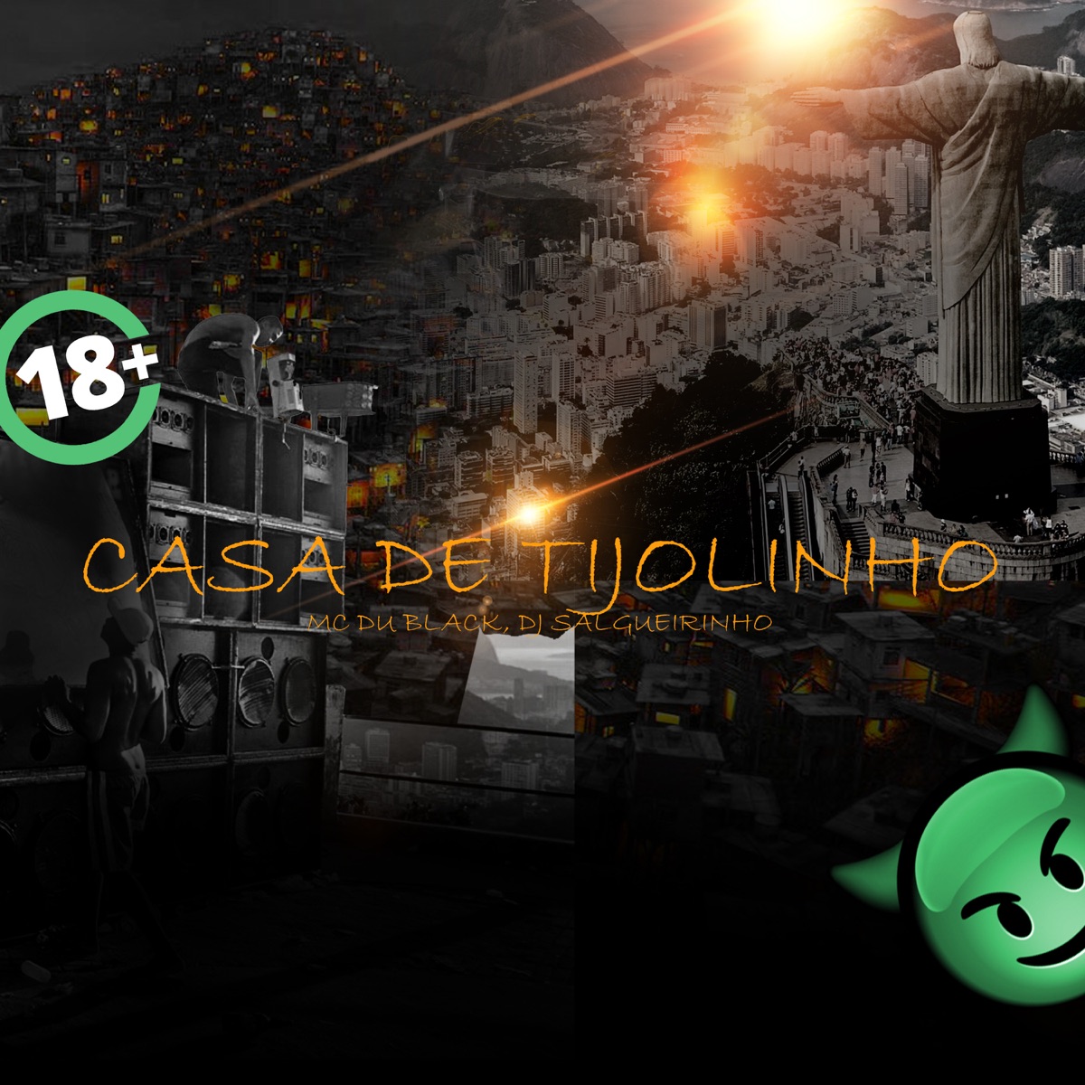 Casa De Tijolinho - Single by MC Du Black & Dj Salgueirinho album cover