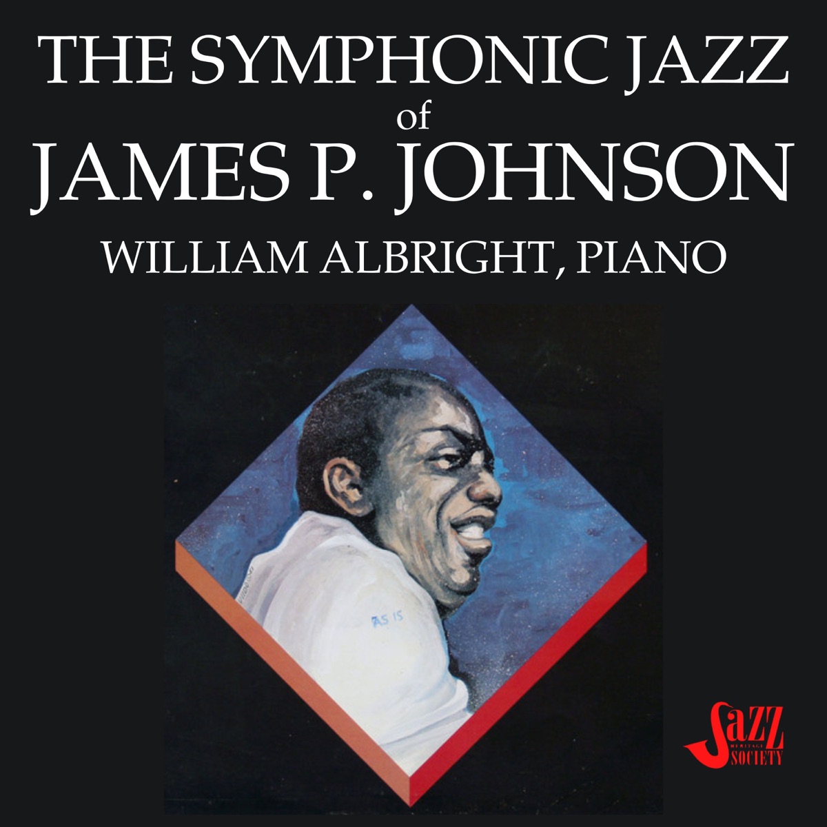 The Symphonic Jazz of James P. Johnson by William Albright album cover
