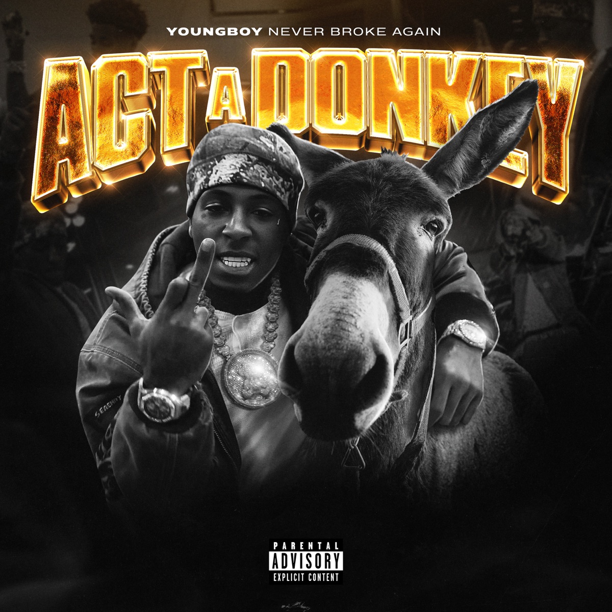 Act A Donkey - Single by YoungBoy Never Broke Again album cover artwork
