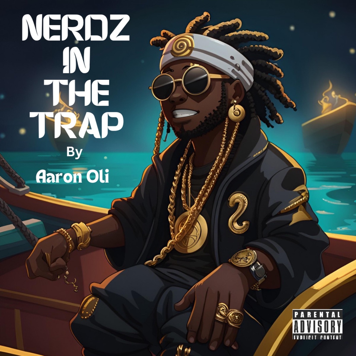 nerdz in the trap (feat. Big olibeats) by Aaron oli album cover
