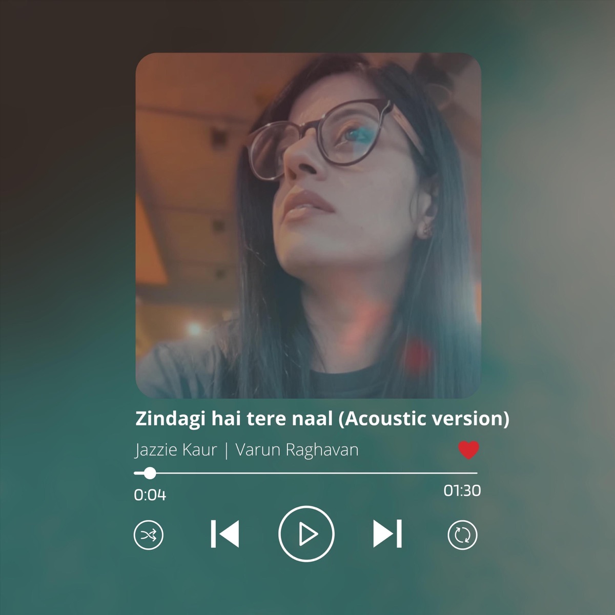 Zindagi Hai Tere naal (feat. Varun Raghavan) - Single by Jazzie Kaur album cover