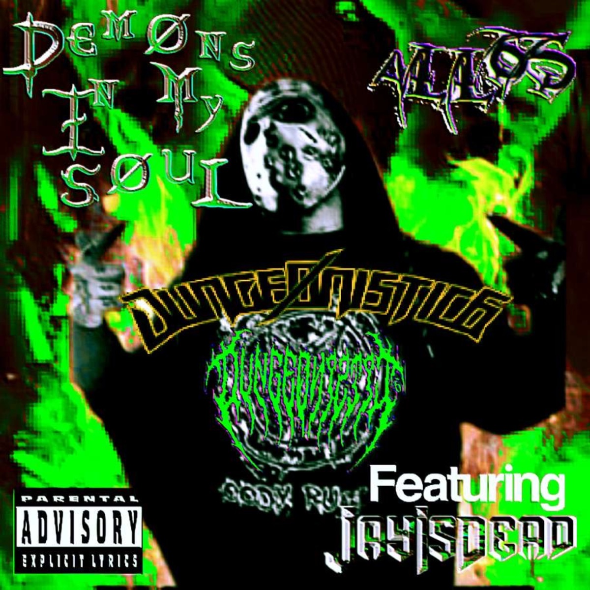 DemønsInMySøul (feat. JAYISDEAD) - Single by Dungeonistic album cover