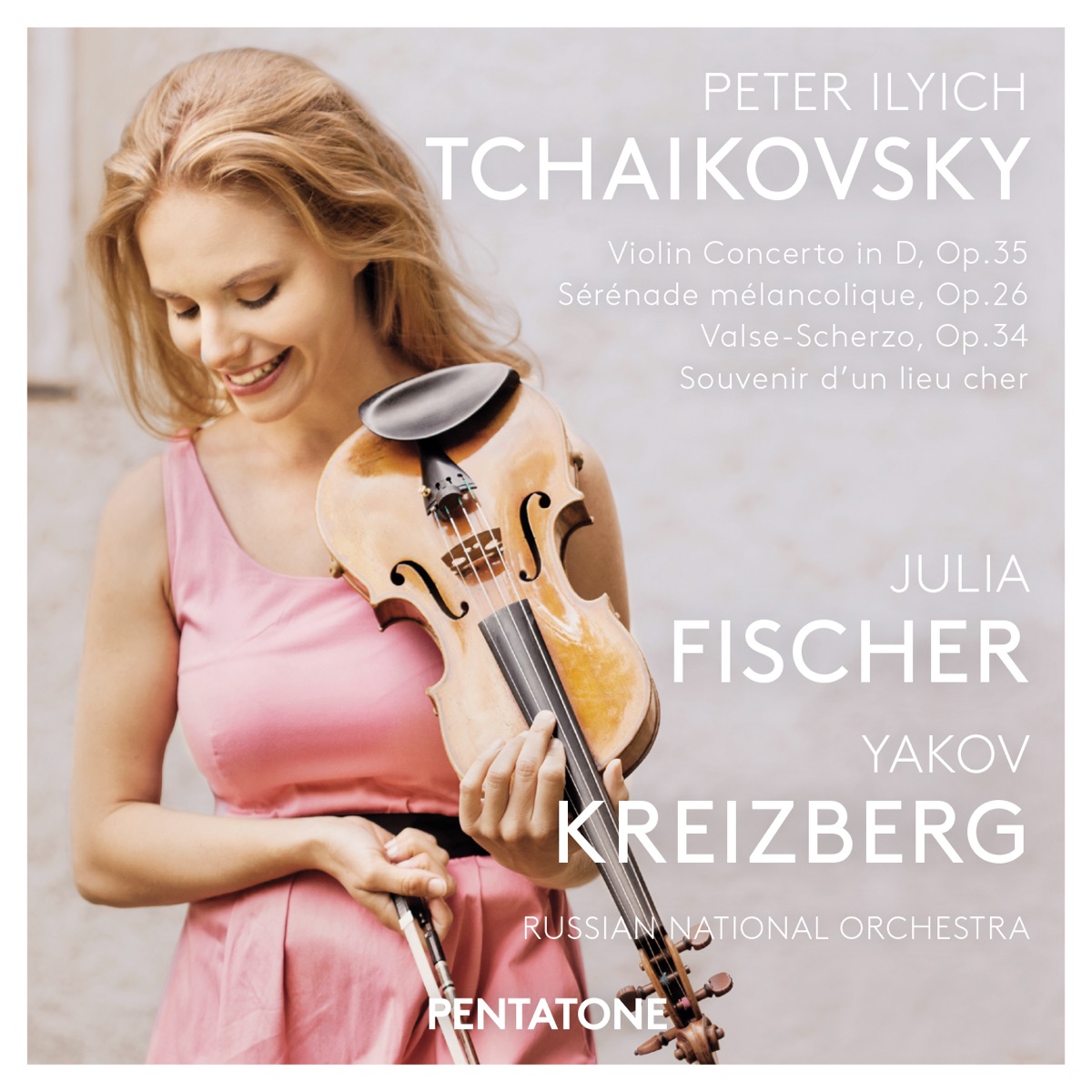 Tchaikovsky: Violin Concerto by Julia Fischer, Yakov Kreizberg & Russian National Orchestra album cover