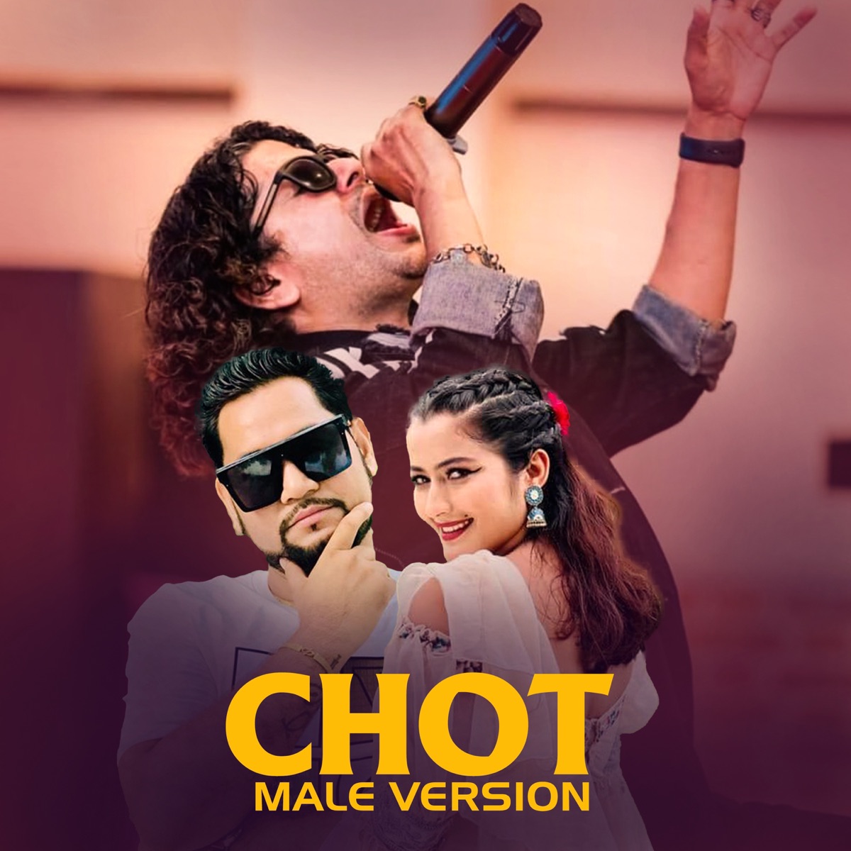 Chot (Male Version) [feat. Anjali Adhikari] - Single by Umesh Chand Thakuri & Pramod Kharel album cover