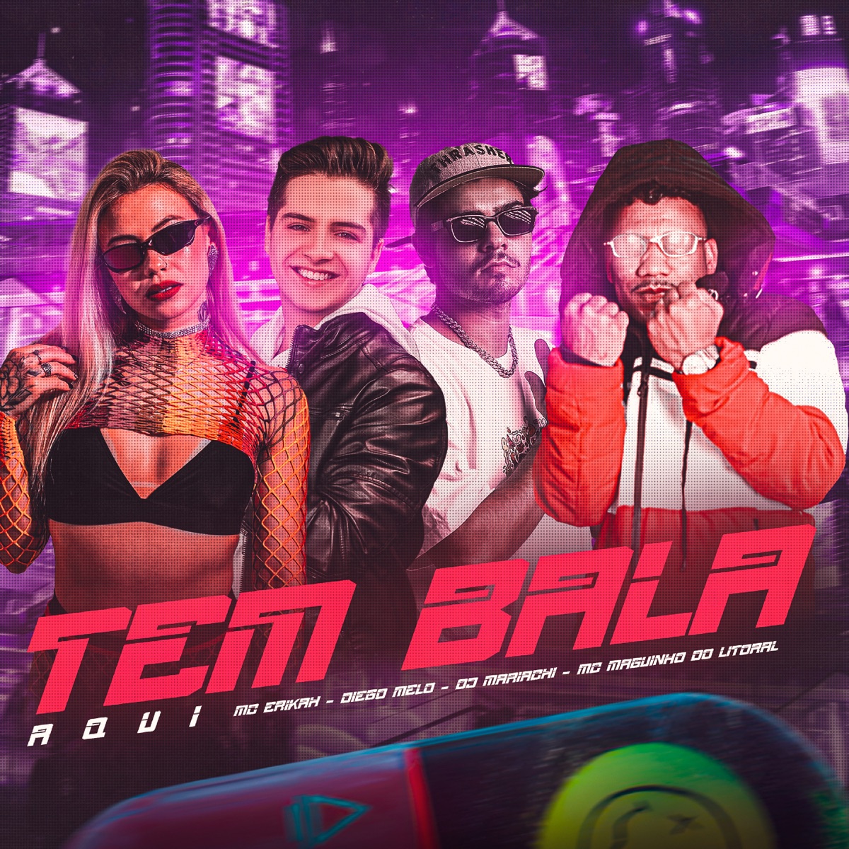 Tem Bala Aqui (feat. Diego Melo) - Single by DJ MARIACHI, MC Erikah & Mc Maguinho do Litoral album cover