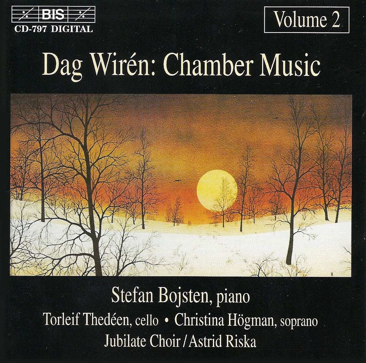 Wiren: Chamber Music, Vol. 2 by Christina Högman & Stefan Bojsten album cover
