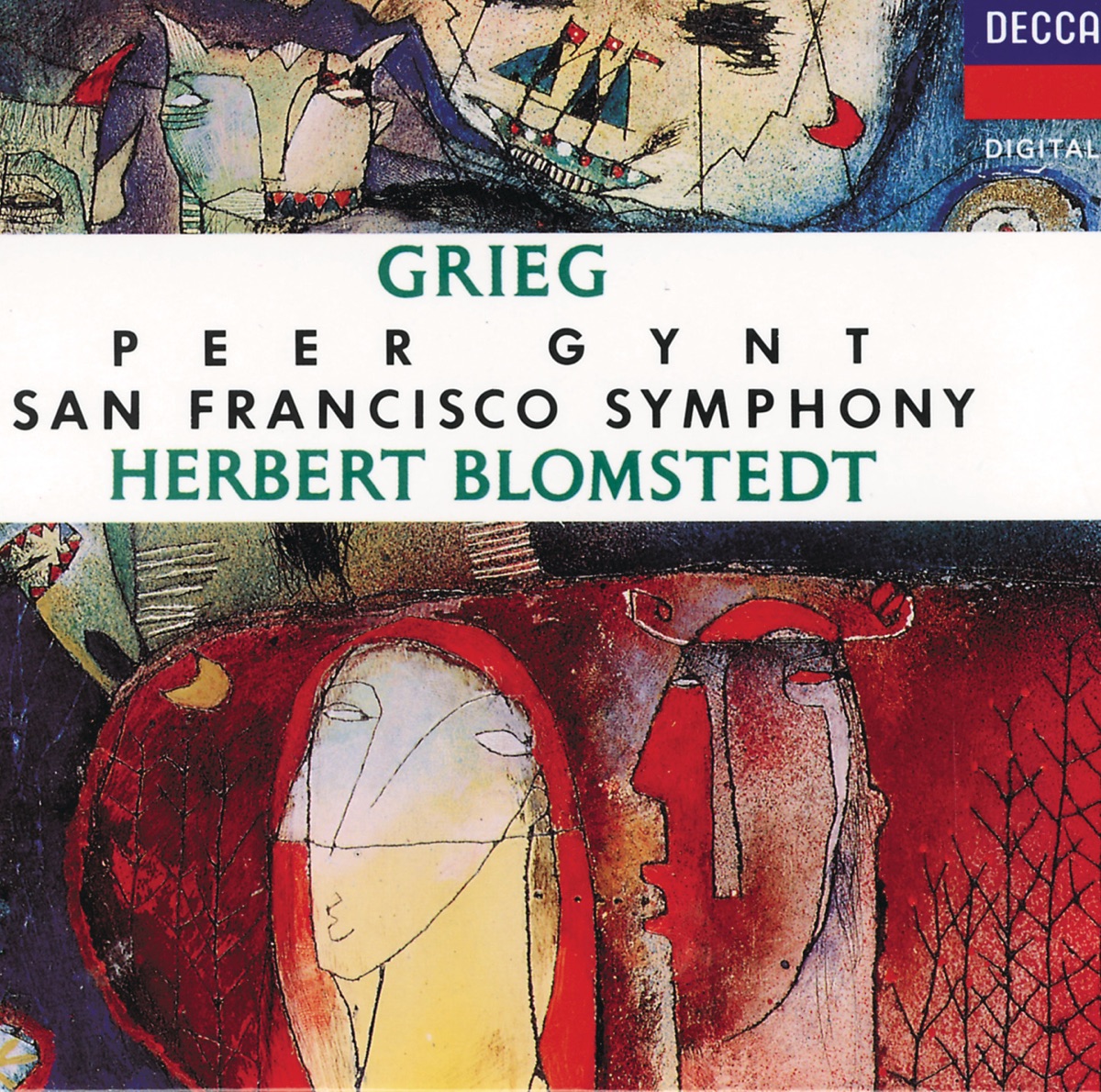 Grieg: Peer Gynt (Incidental Music) by San Francisco Symphony Chorus, Herbert Blomstedt & San Francisco Symphony album cover