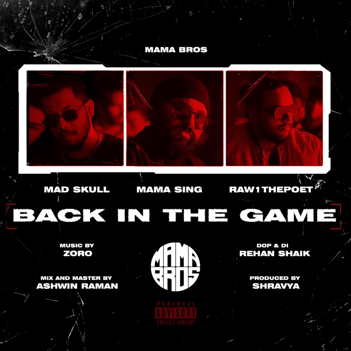 Back In The Game (feat. MamaBros) [Instrumental] - Single by Aaron Zoro album cover