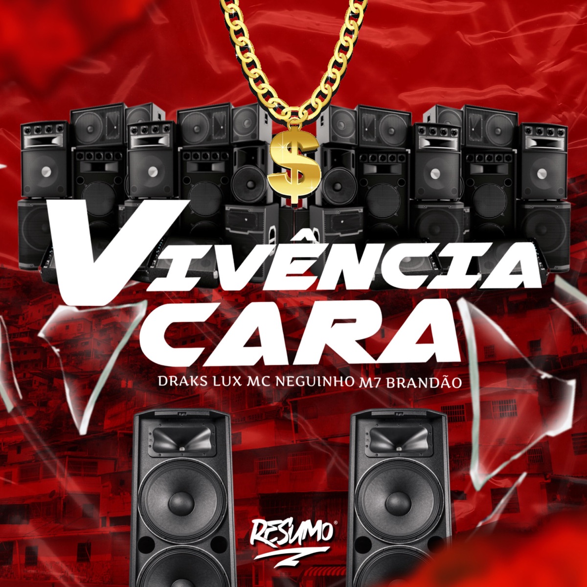 Vivencia Cara (feat. MC Neguinho M7) - Single by drak$, Brandao & Lux album cover
