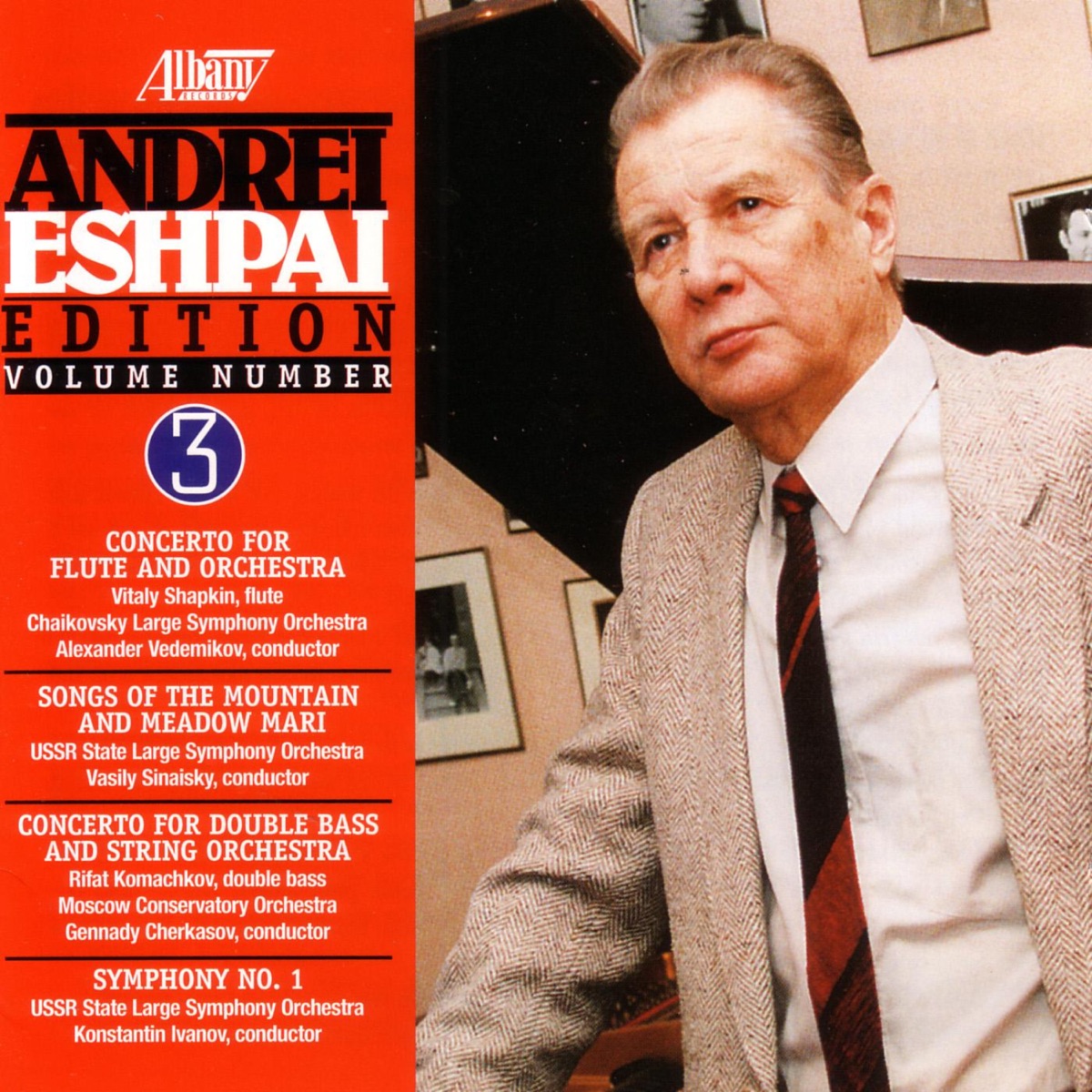 Andrei Eshpai, Vol. 3 by Alexander Vedemikov, Gennady Cherkasov, Vasily Sinaisky & Vitaly Shapkin album cover