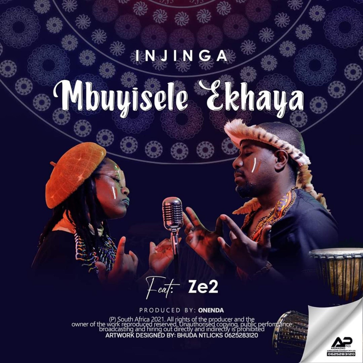Mbuyisele khaya (feat. Ze2) - Single by Injinga album cover