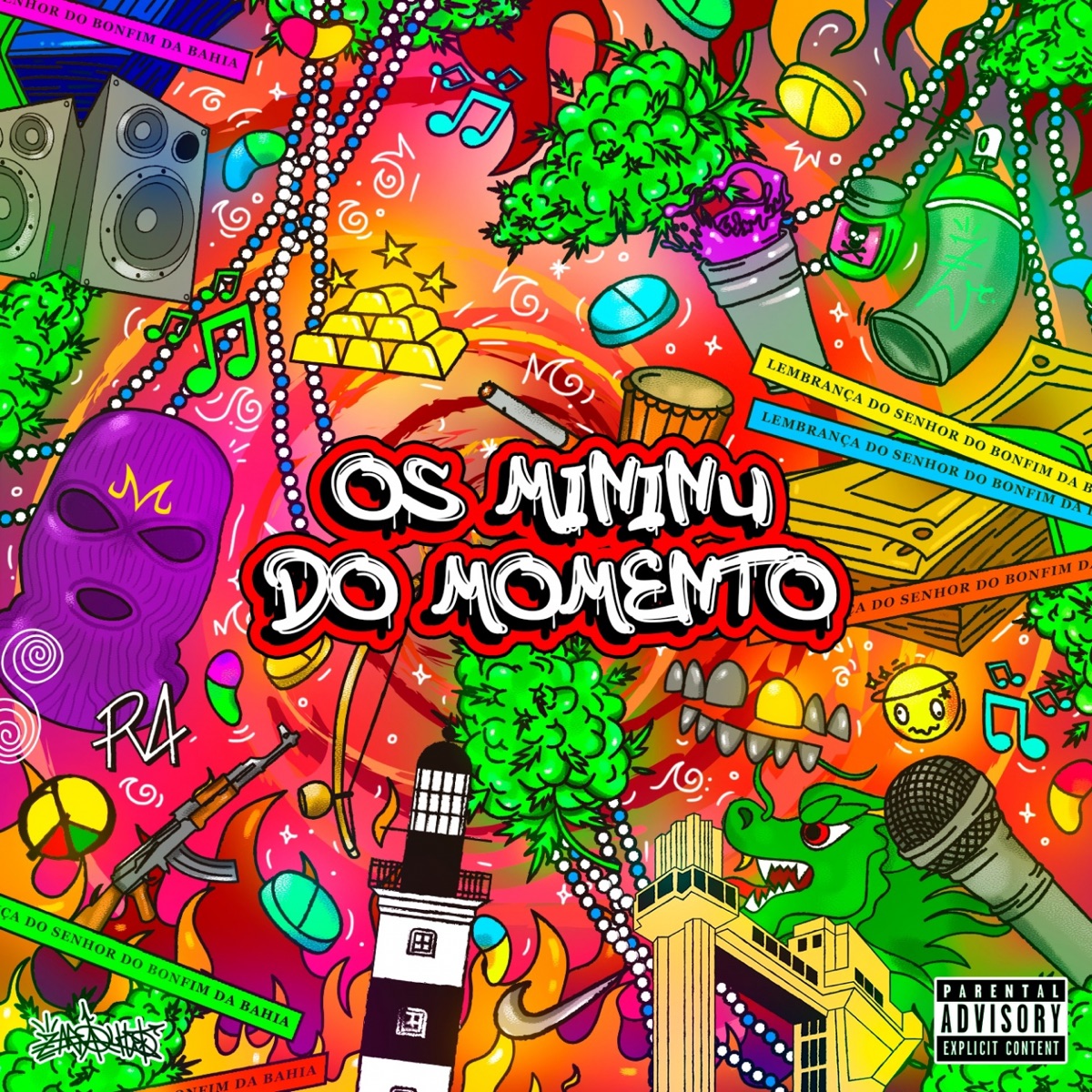 Os Mininu do Momento - Single by Não pode Ser Nada & Tropkillaz album cover