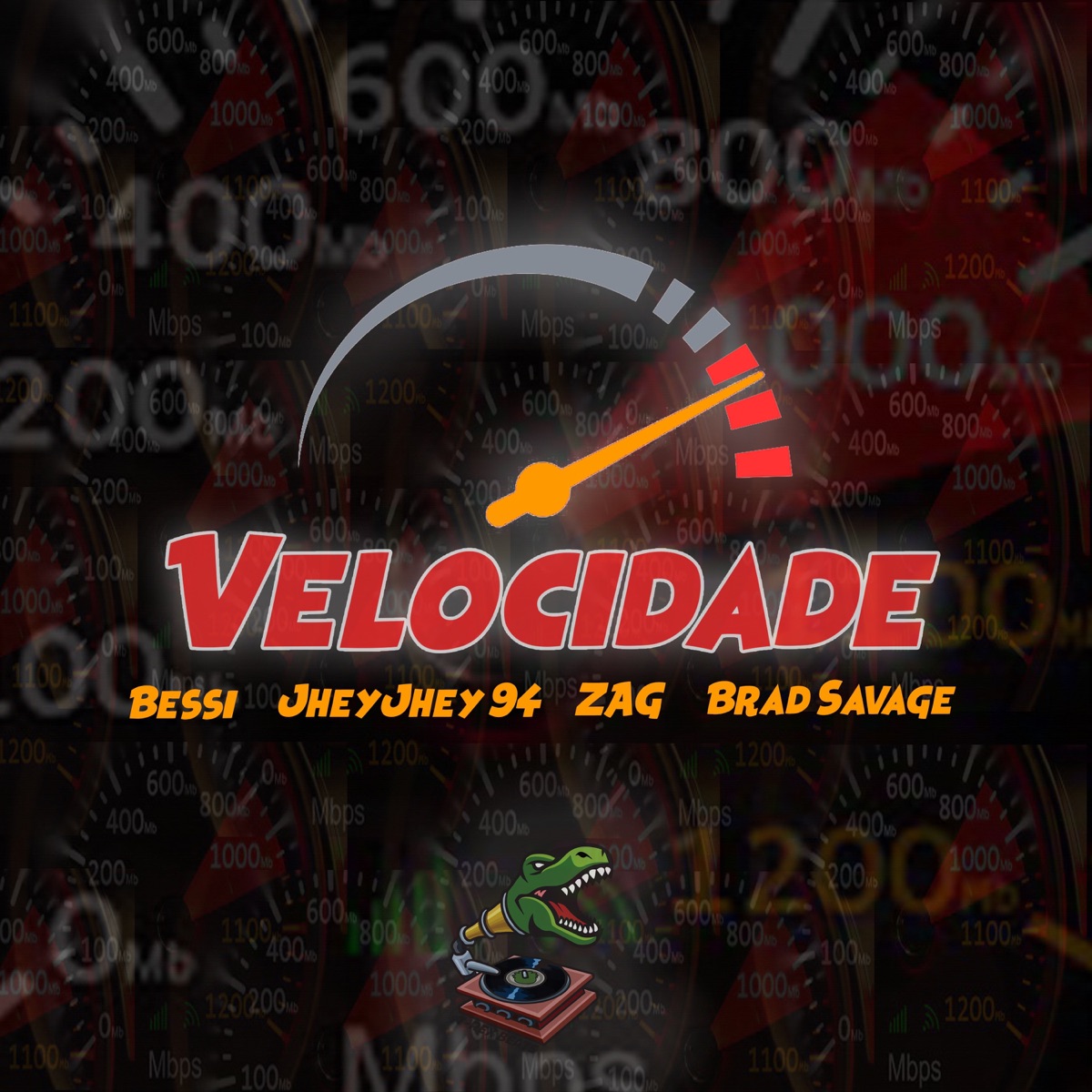 Velocidade (feat. ZAG, Brad Savage & Jhey Jhey 94) - Single by T-Rex & Bessi album cover