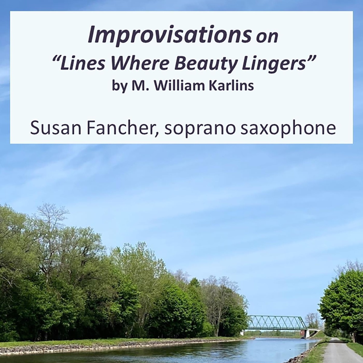 Improvisations on "Lines Where Beauty Lingers" - Single by Susan Fancher album cover