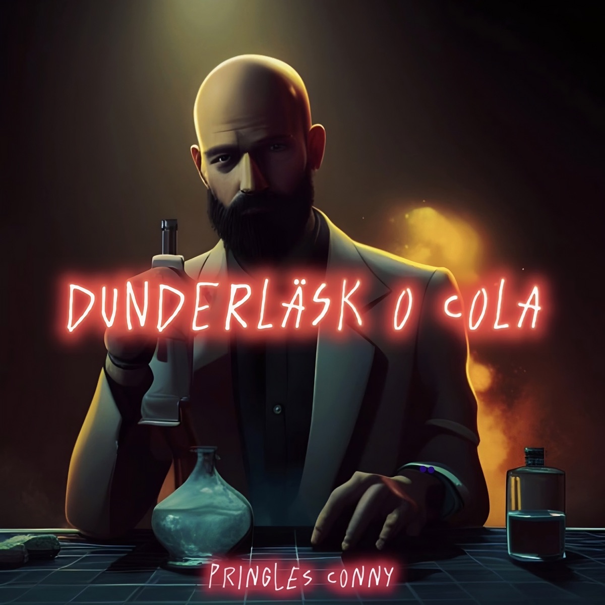 DUNDERLÄSK O COLA - Single by Pringles Conny album cover