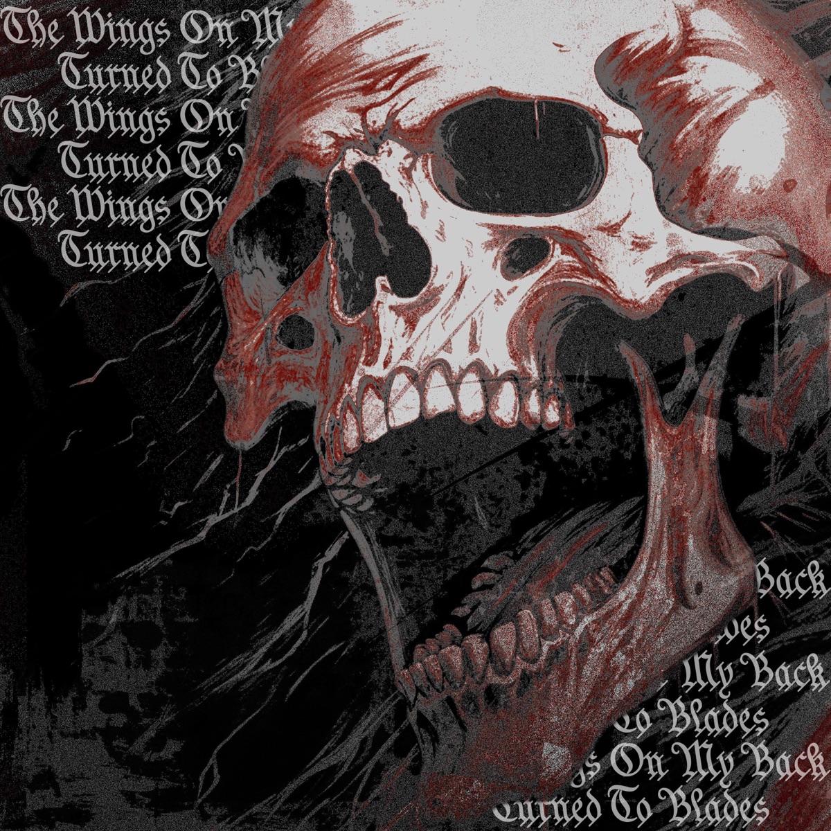 The Wings On My Back Turned To Blades - Single by WRA Moon, Yelsisdead & Jmattson album cover