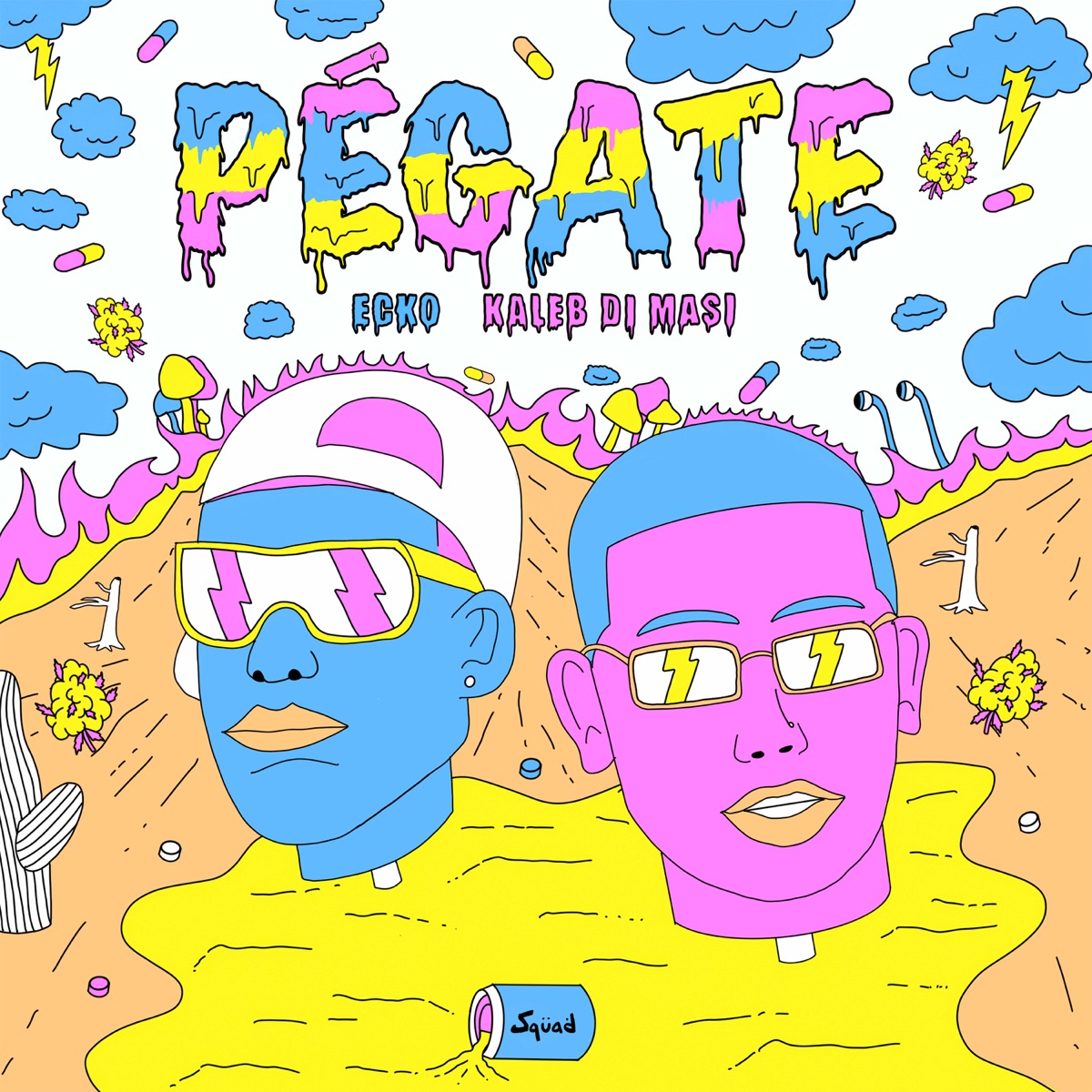 PÉGATE - Single by ECKO & Kaleb Di Masi album cover