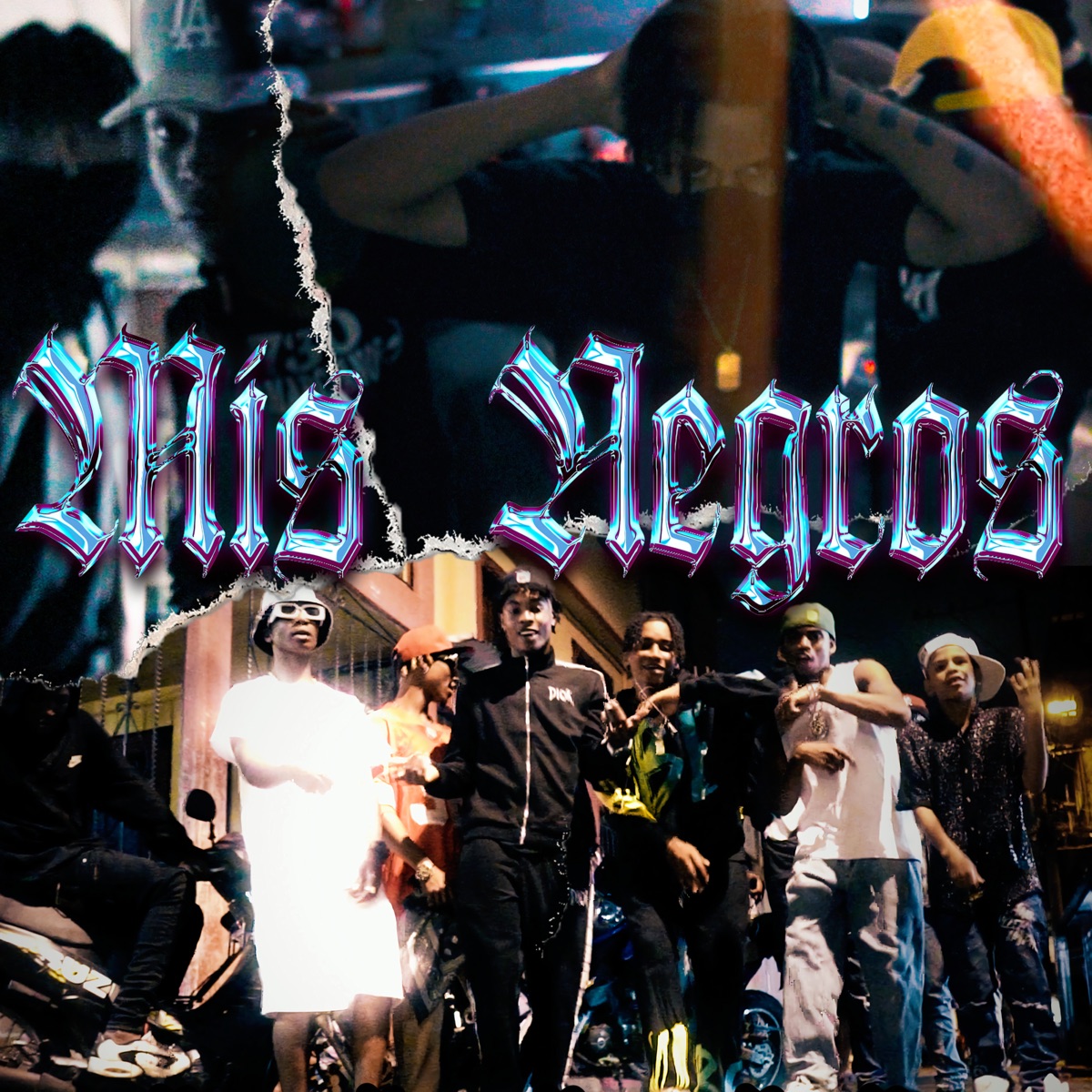 Mis Negros (feat. Supply Soul, el geremy & osnarxito magaña) - Single by Juan Rayo album cover