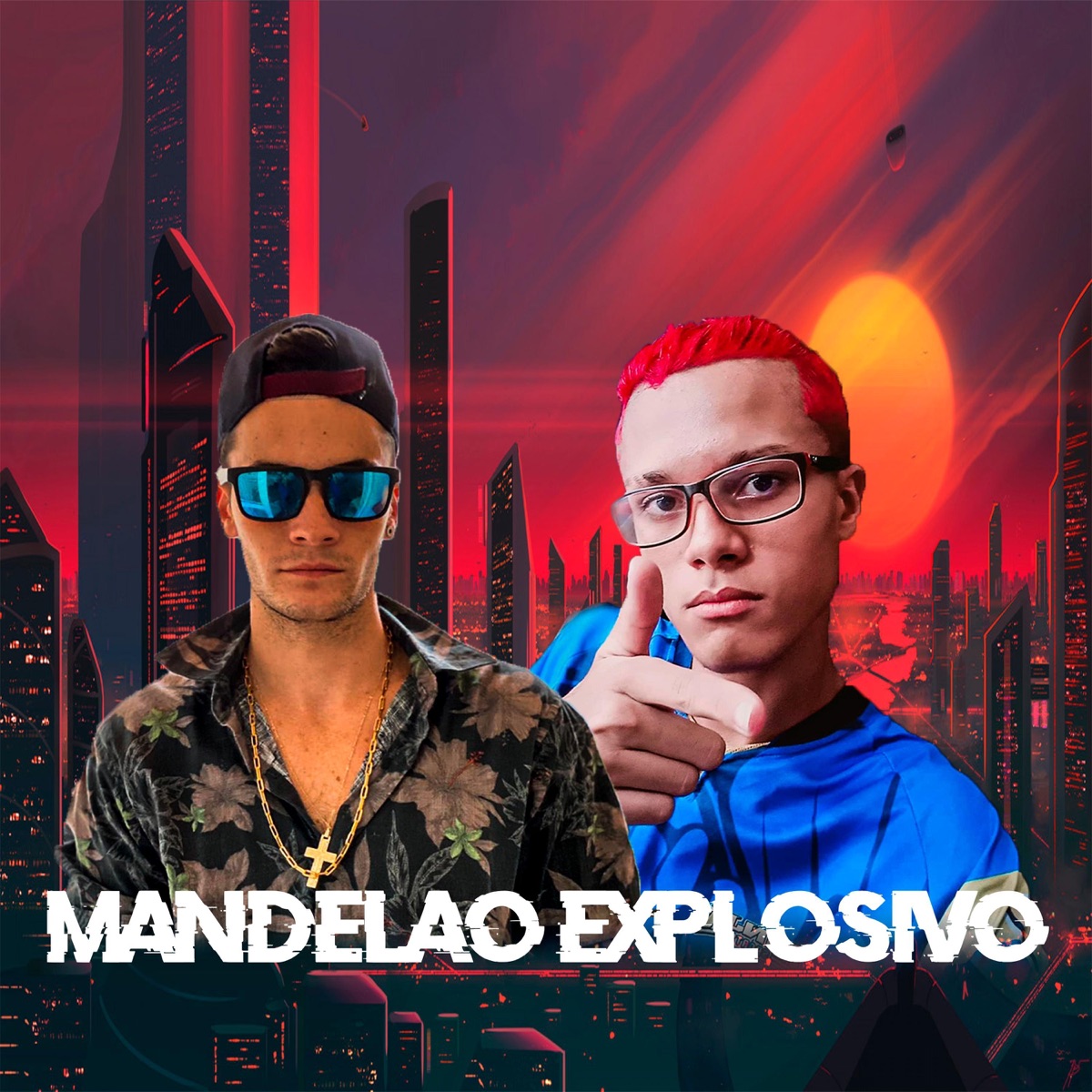 Mandelao Explosivo 2077 (feat. Mc Jacaré, Mc Jajau & MC Topre) - Single by DJ RC1 & DJ Nitinho album cover