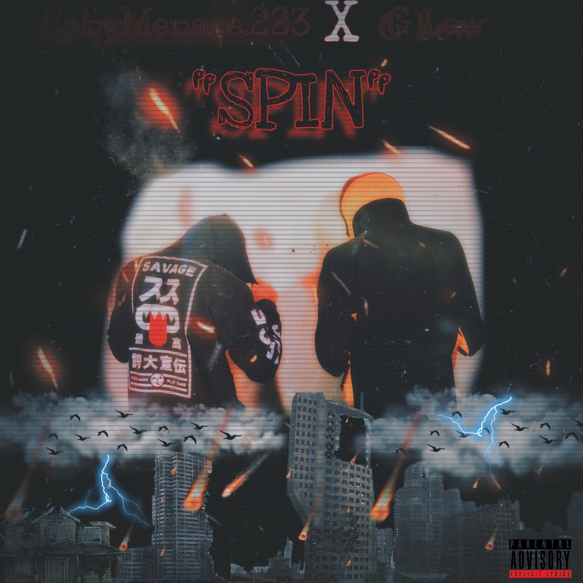 Spin (feat. G. Low) - Single by Baby Menace 223 album cover