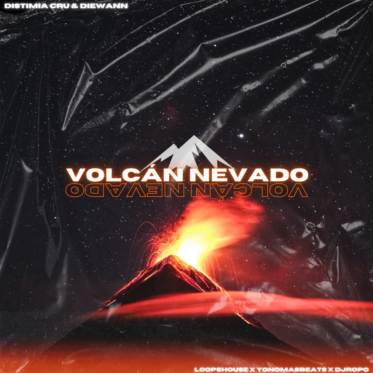 Volcán Nevado (feat. Diewann, yonomasbeats & DJ Ropo) - Single by Distimia Cru album cover