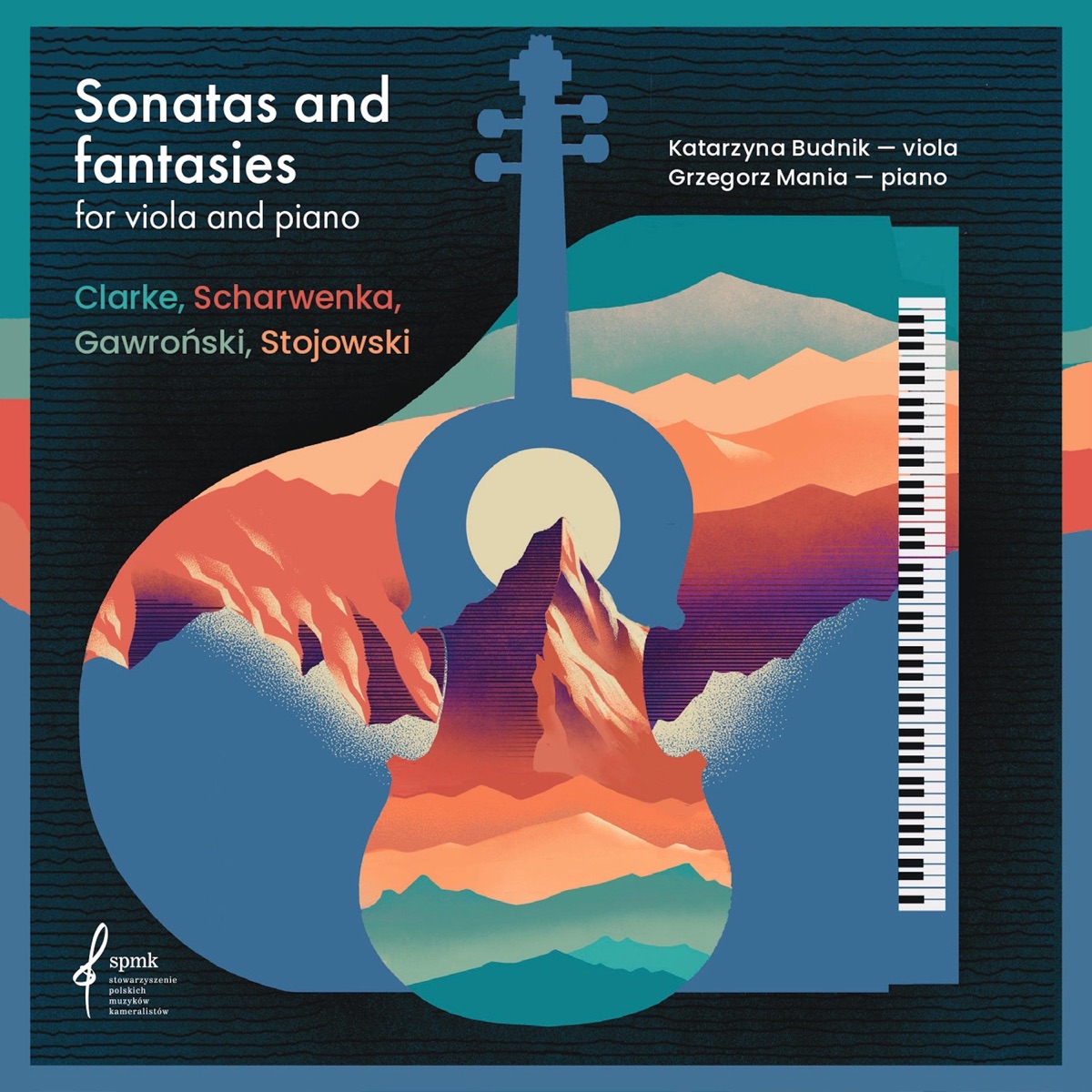 Sonatas and fantasies for viola and piano by Katarzyna Budnik album cover