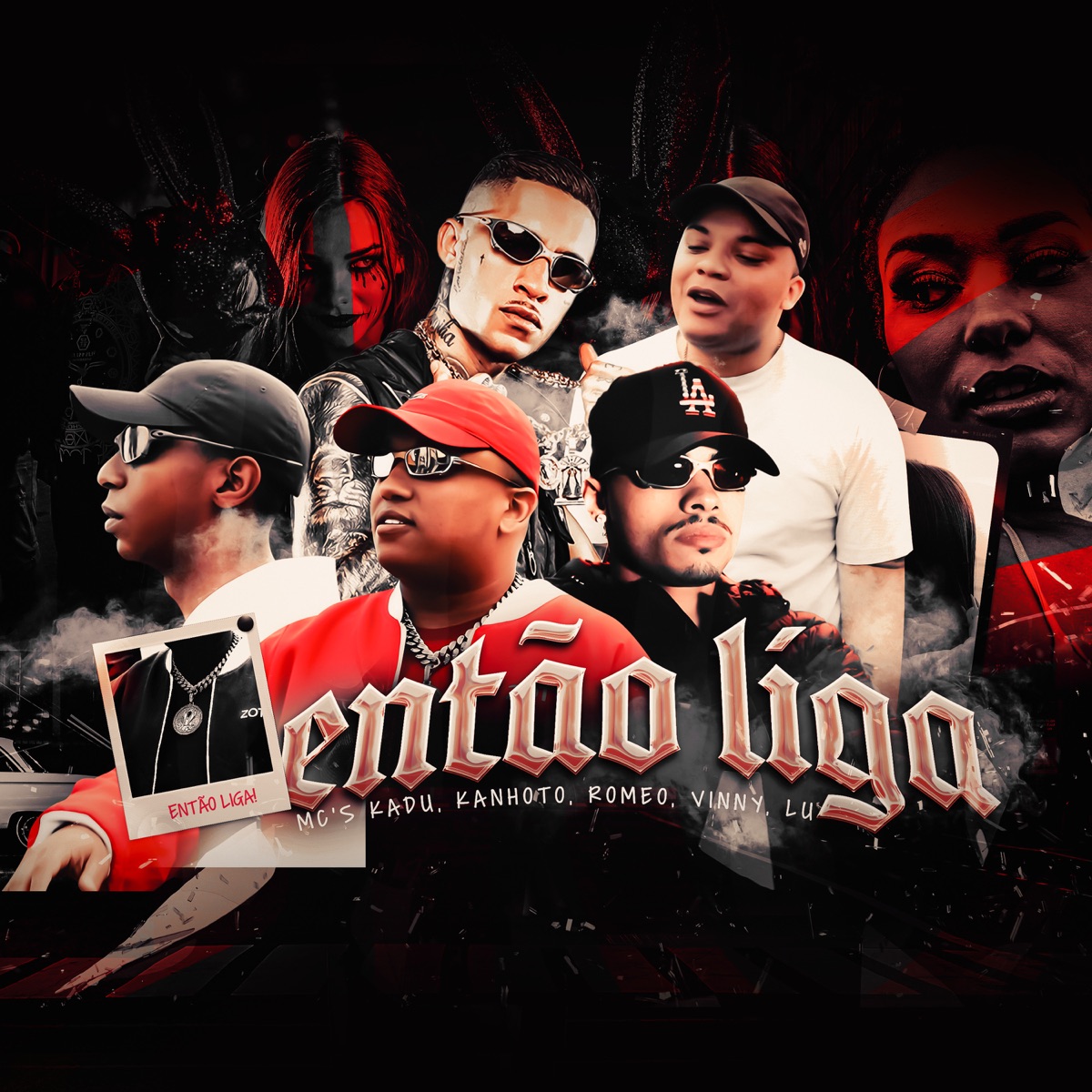 Então Liga (feat. Mc Kadu & Lu MC) - Single by MC Kanhoto, MC Vinny & MC Romeo album cover