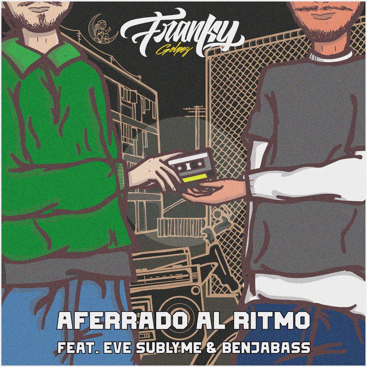 Aferrado al Ritmo (feat. Benja Bass & Eve Sublyme) - Single by Franky Golpez album cover
