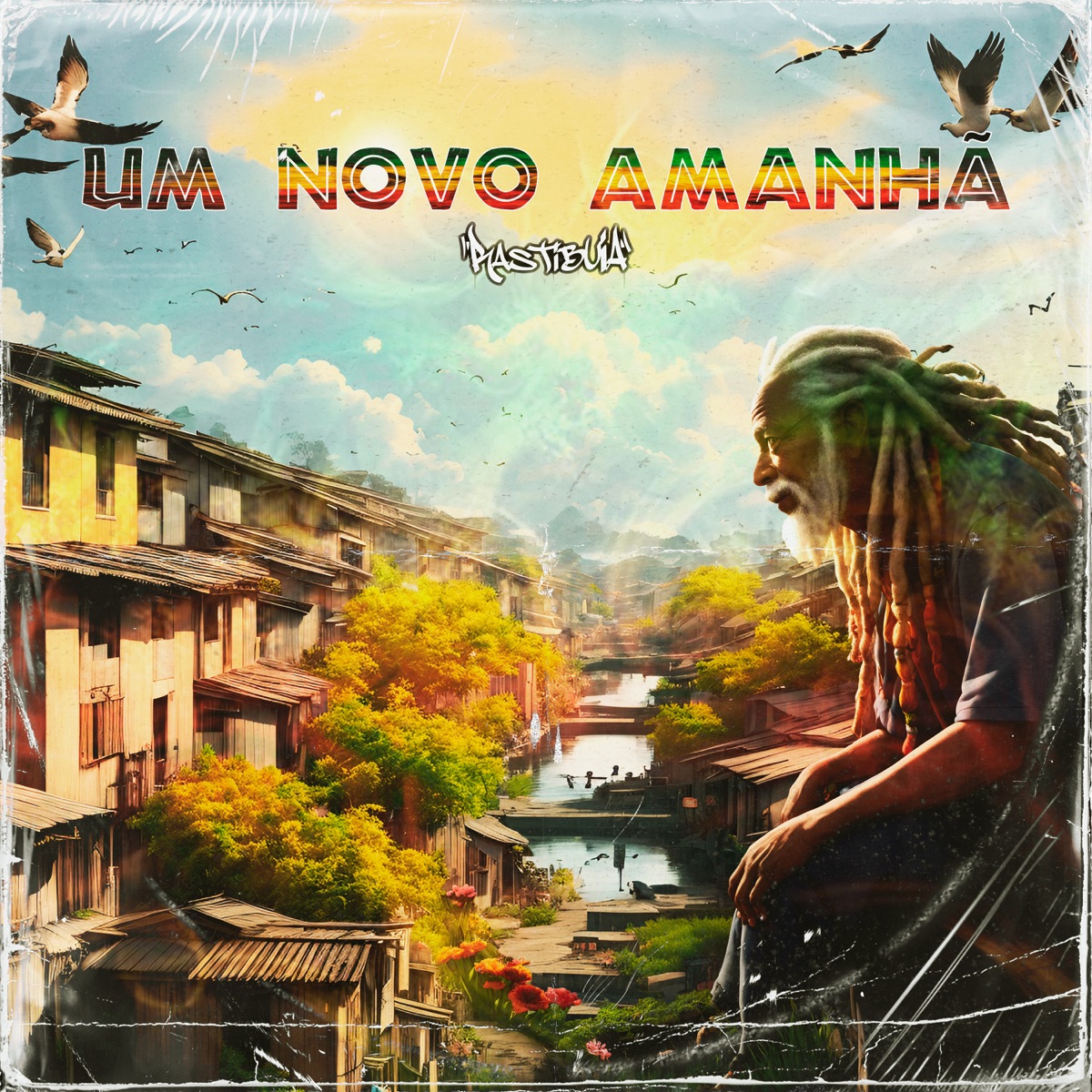 Um Novo Amanhã - Single by Ras Tibuia album cover