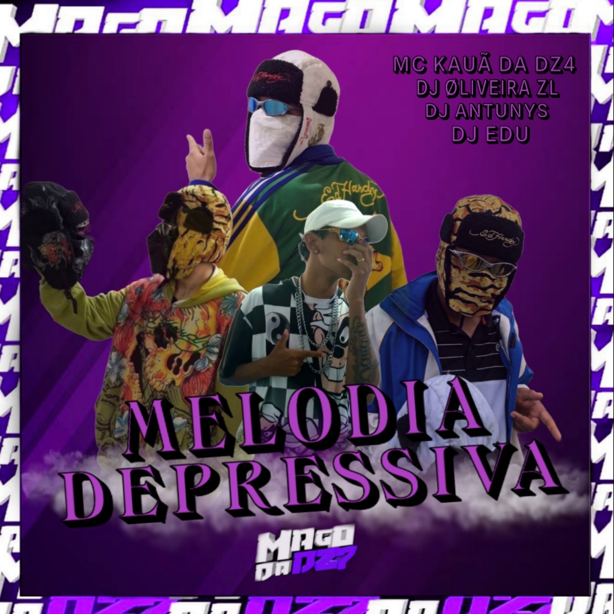 MELODIA DEPRESSIVA - TOUCA DA EDY - Single by DJ ØLIVEIRA ZL, Dj edu, DJ Antunys & Mc Kauã Da Dz4 album cover