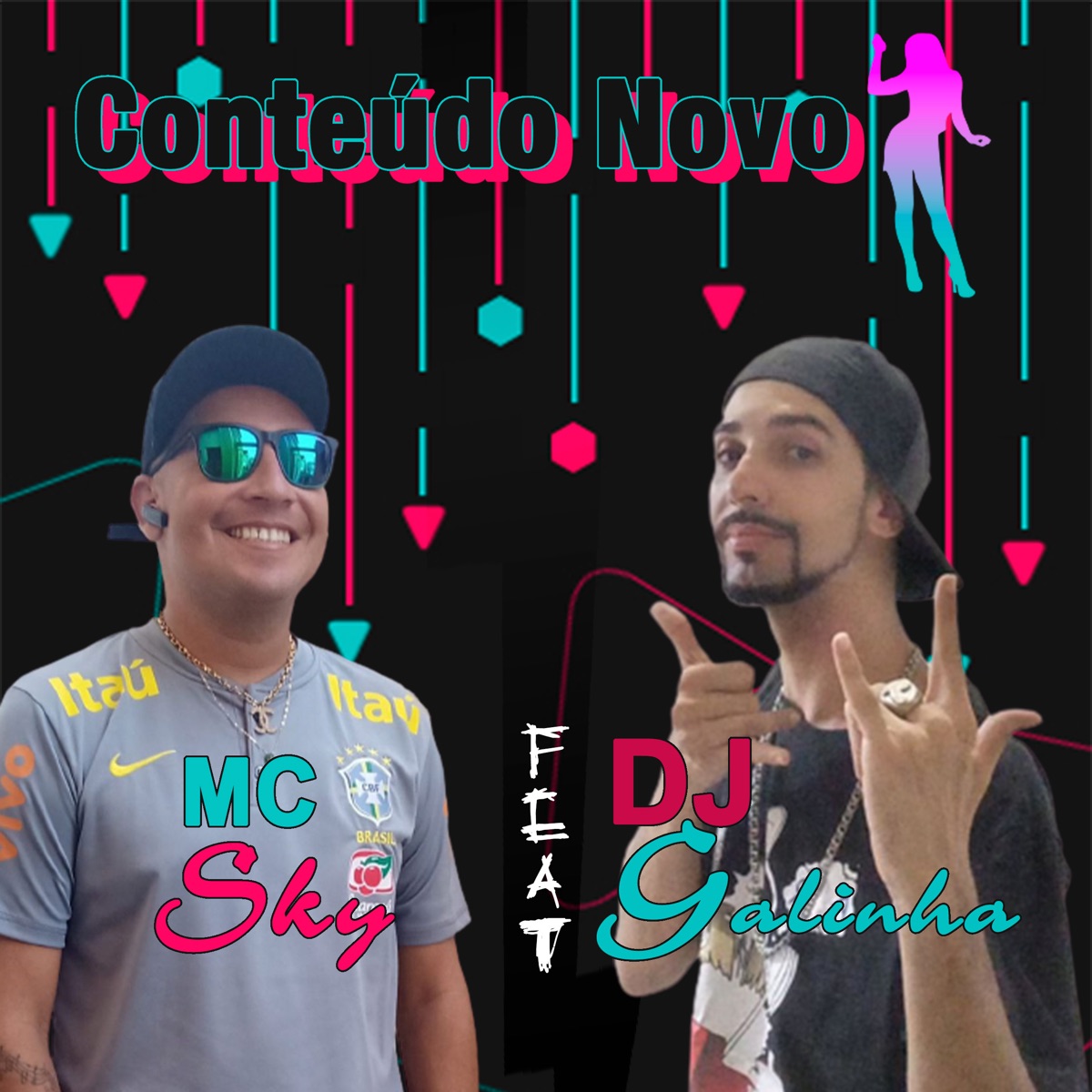 Conteúdo Novo - Single by Mc Sky & Dj Galinha album cover