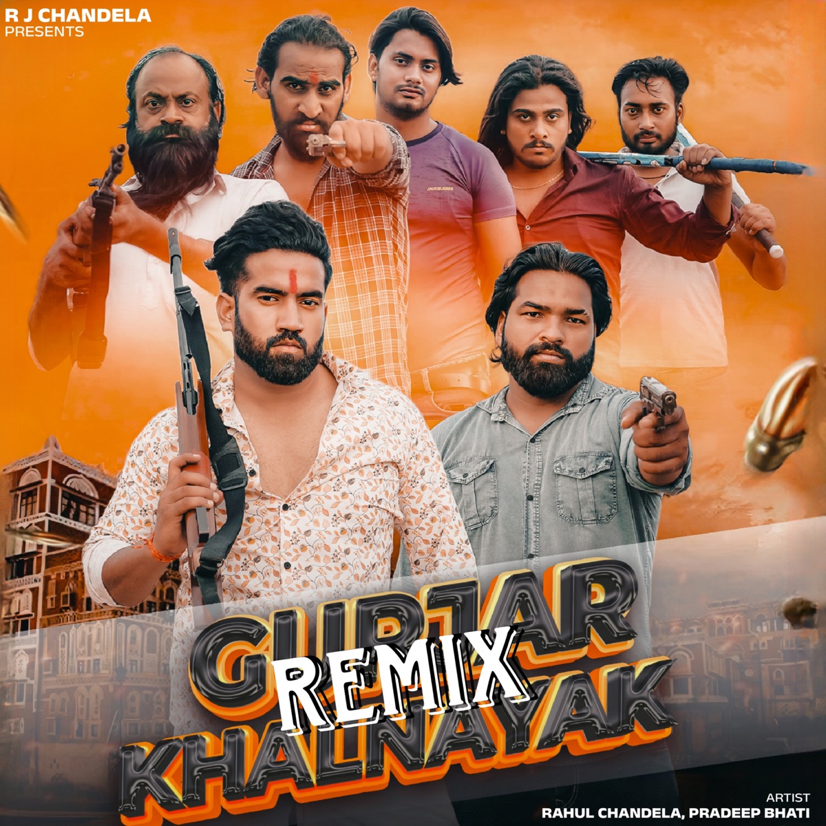 Gurjar Khalnayak Remix (Remix) - Single by Rahul Chandela & Pradeep Bhati album cover