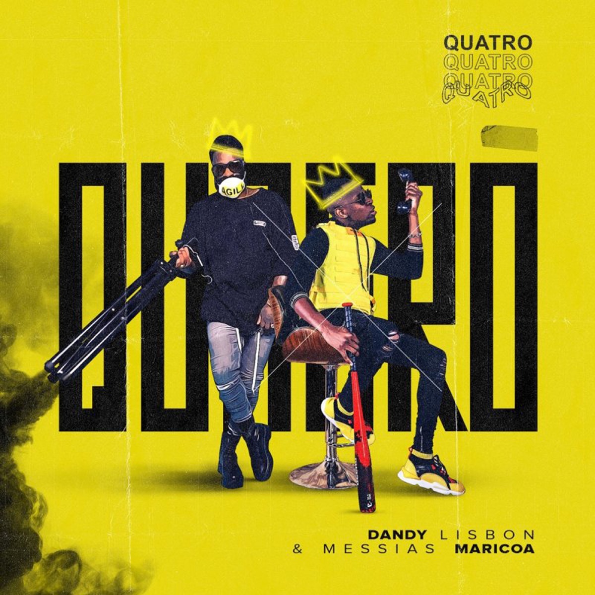 Quatro - Single by DandyLisbon & Messias Maricoa album cover