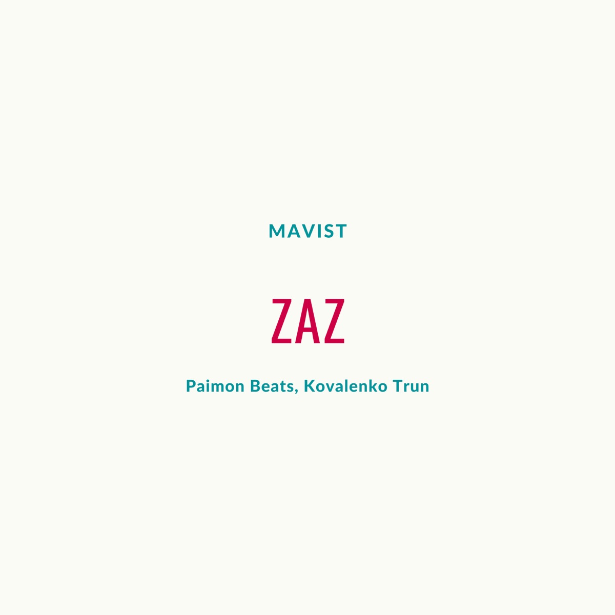 Zaz - Single by Mavist, No Copyright Beats & Paimon Beats album cover
