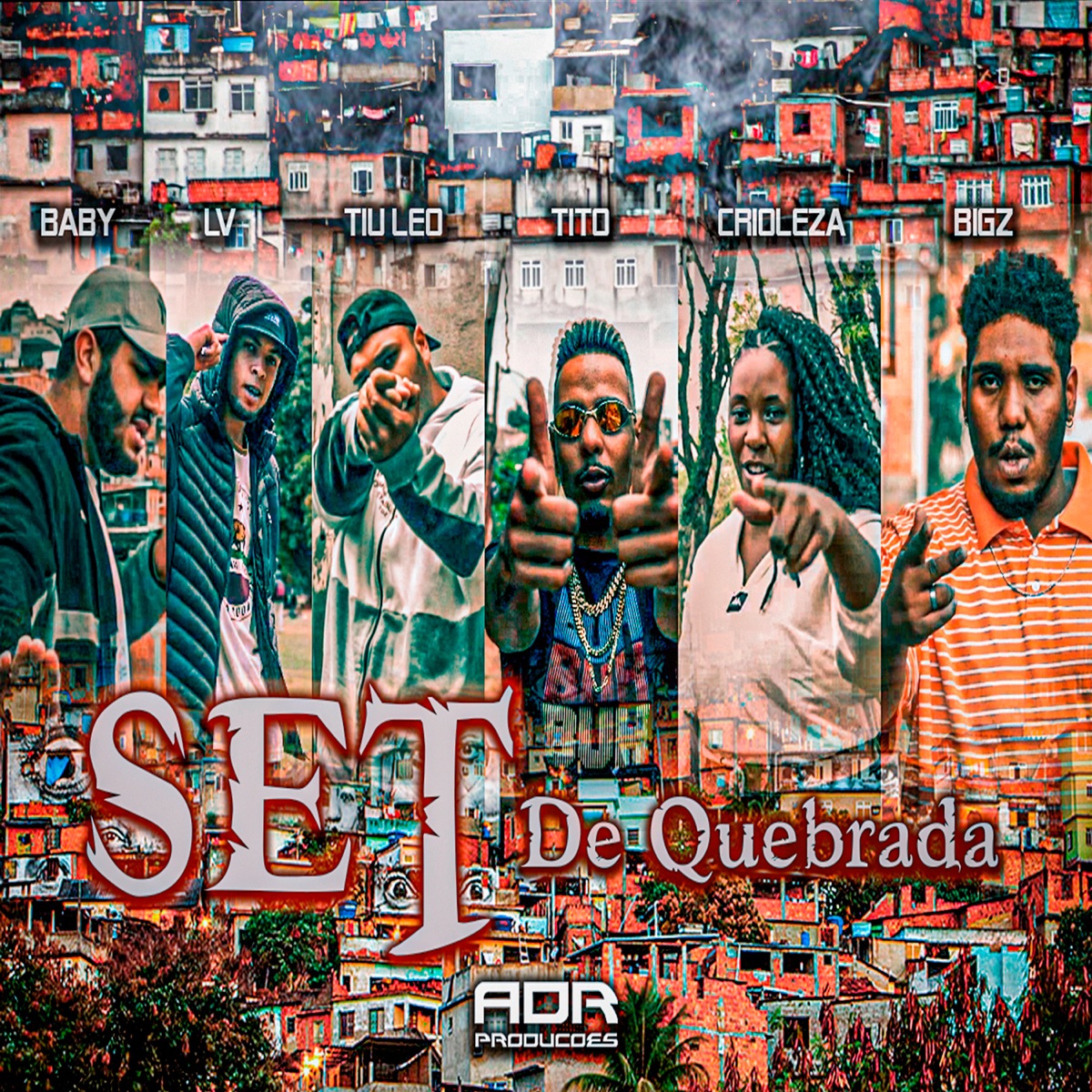 Set de Quebrada - Single by Mc Lv, mc tiu Leo, babytr, Mc Tito, crioleza & Big'z album cover