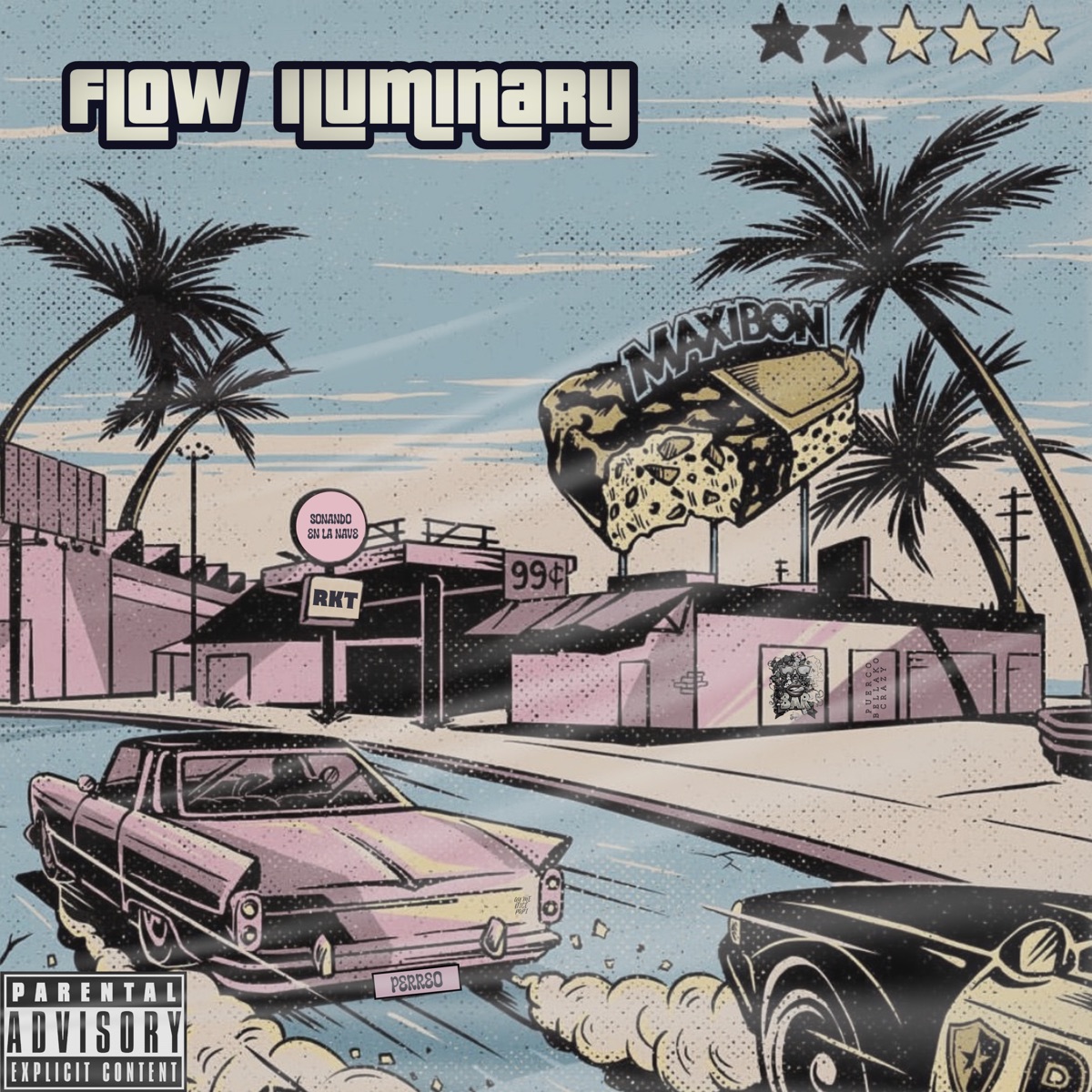 Flow Iluminary - Single by BLKCA$H & Elonpy album cover
