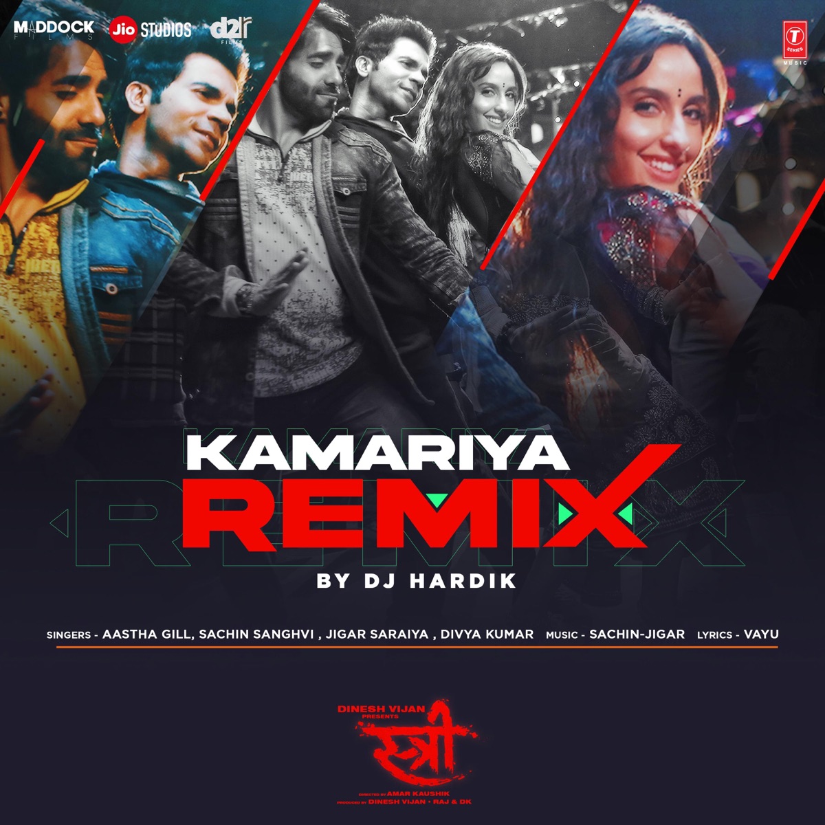 Kamariya Remix - Single by Aastha Gill, Sachin Sanghvi, Jigar Saraiya & Divya Kumar album cover