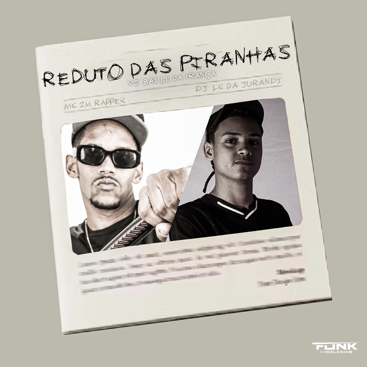 Reduto das Piranhas Vs Baile da França - Single by Mc 2M Rapper & DJ LC DA JURANDIR album cover