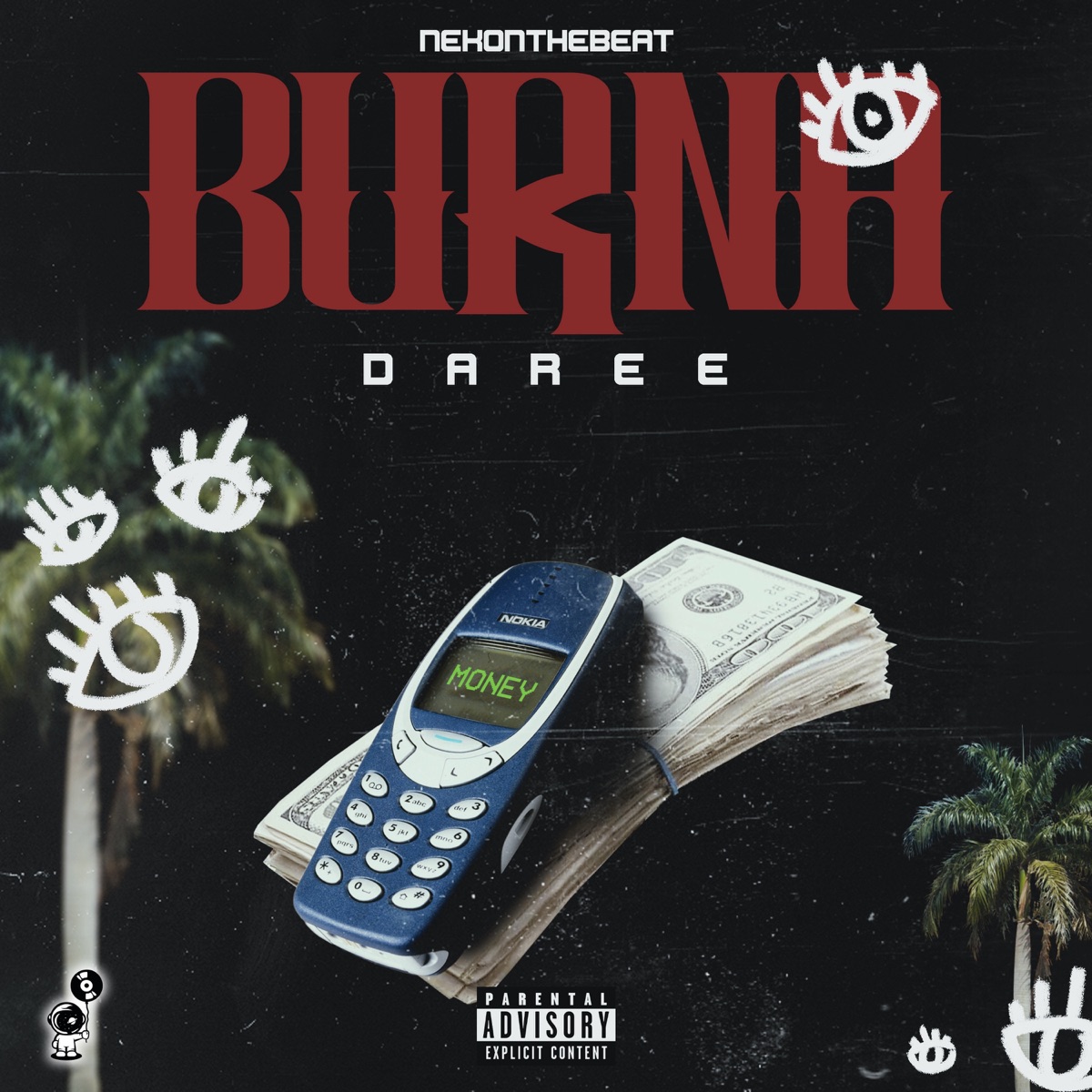 BURNA - Single by Daree & Nekonthebeat album cover