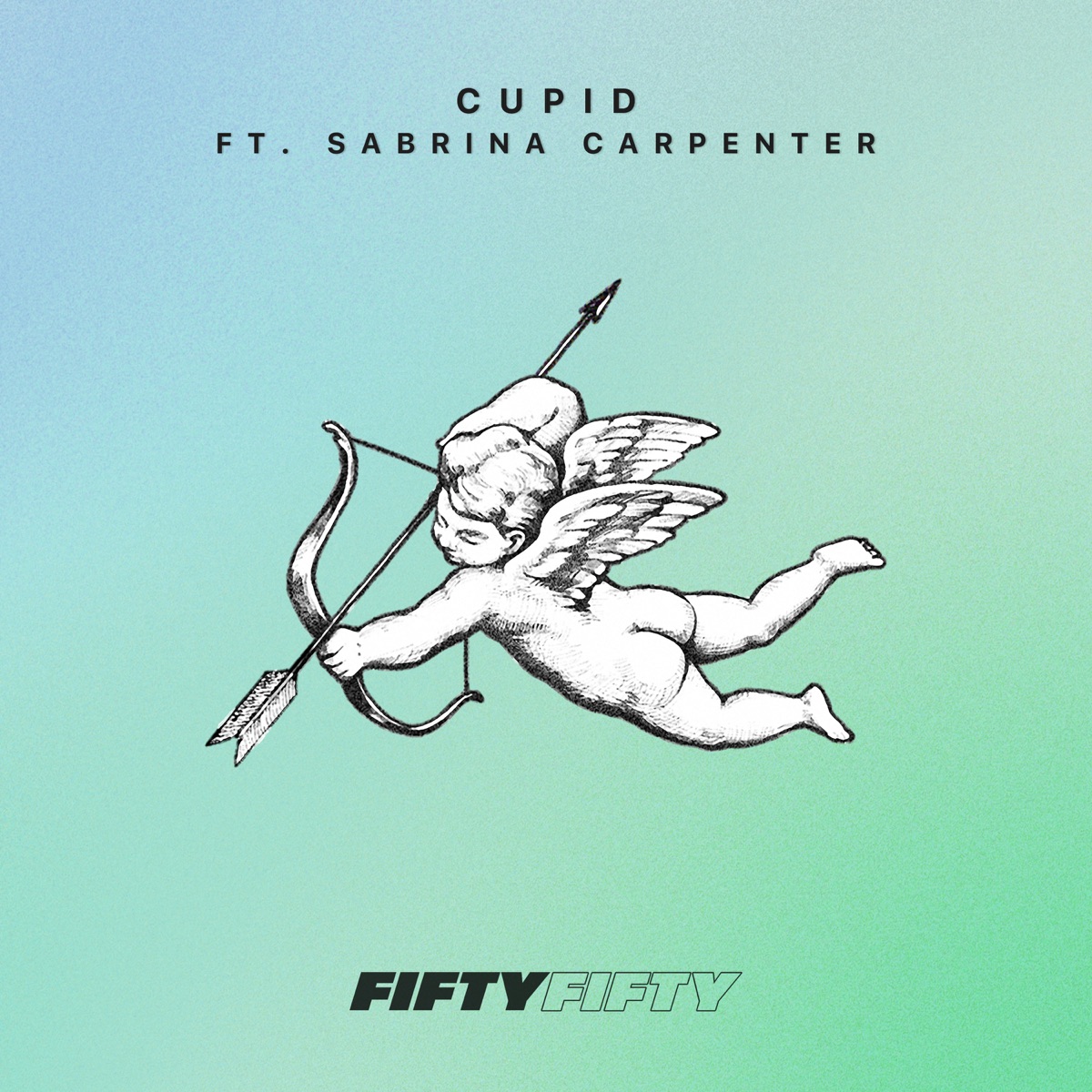 Cupid – Twin Ver. (feat. Sabrina Carpenter) - Single by FIFTY FIFTY album cover artwork