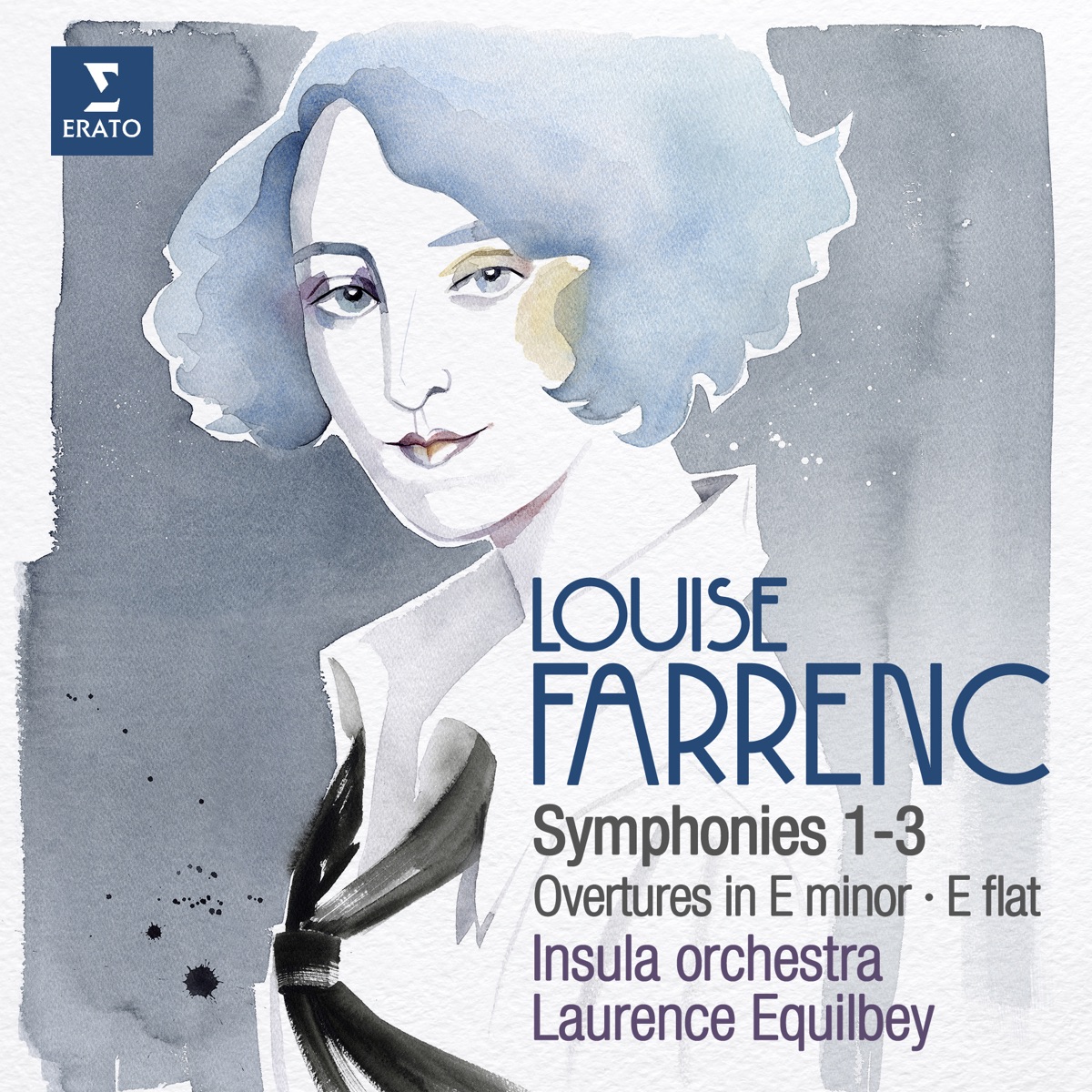 Louise Farrenc: Symphonies Nos. 1-3, Overtures Nos. 1 & 2 by Laurence Equilbey & Insula Orchestra album cover