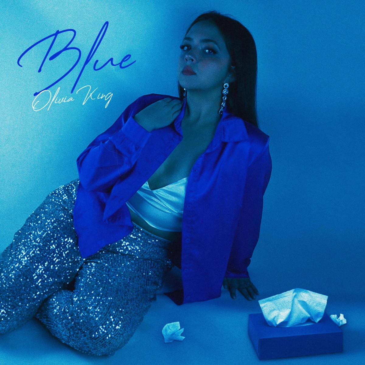 Blue - Single by Olivia King, Gabeflow & Tiana Musarra album cover