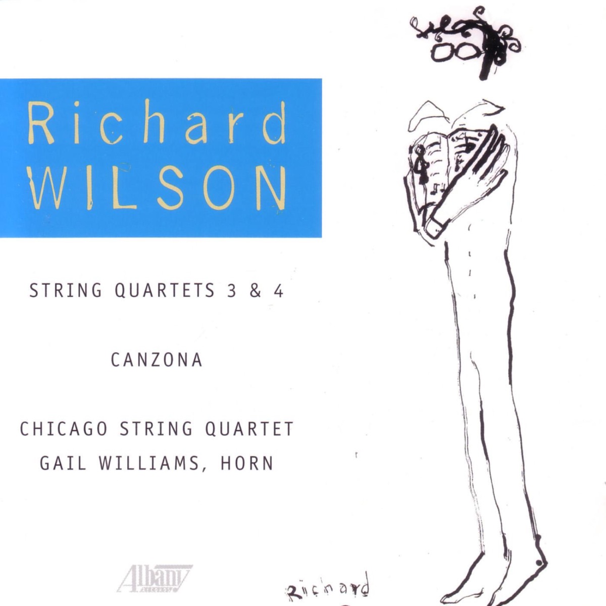 Wilson: String Quartets 3 & 4, Canzona by Chicago String Quartet & Gail Williams album cover