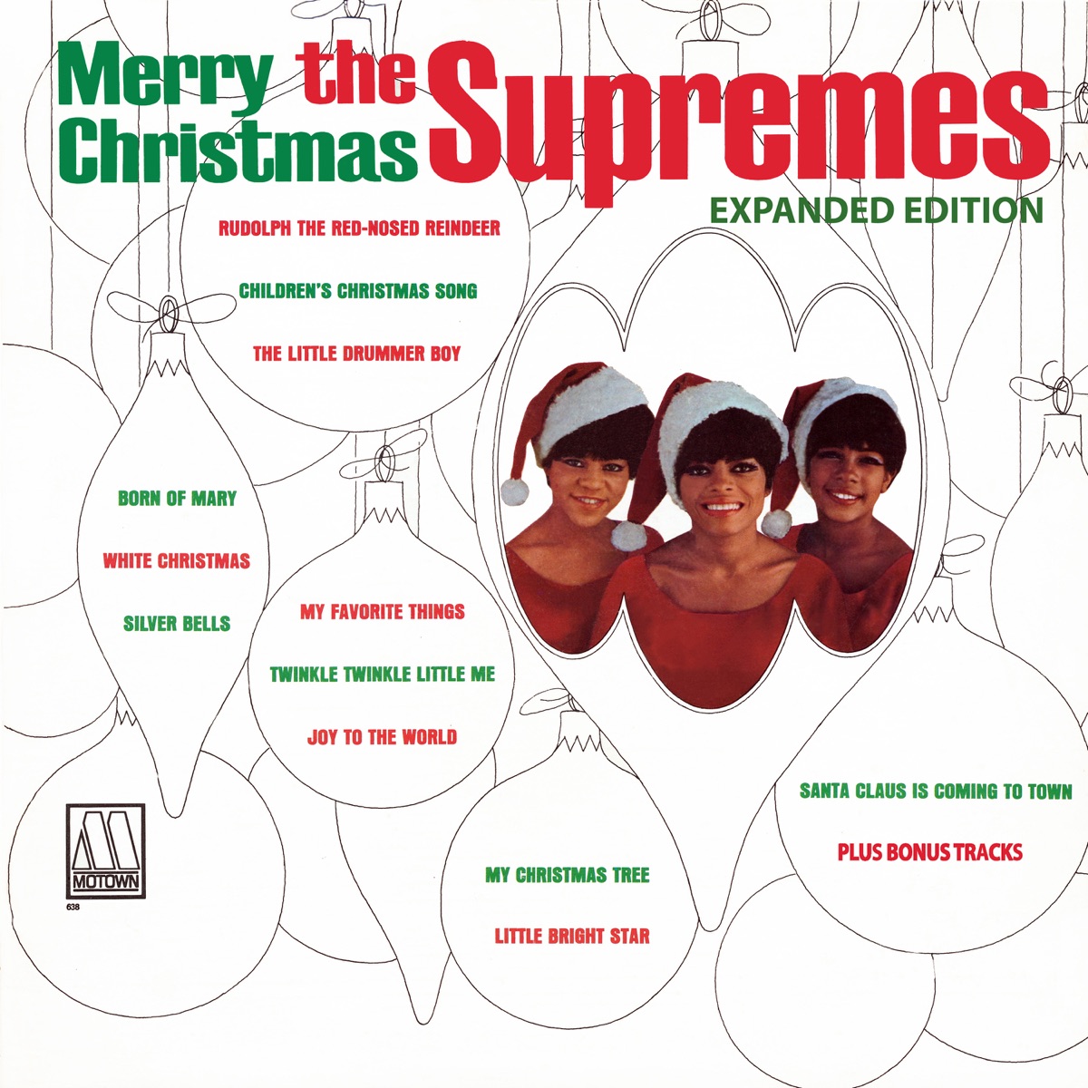 Merry Christmas (Expanded Edition) by The Supremes album cover